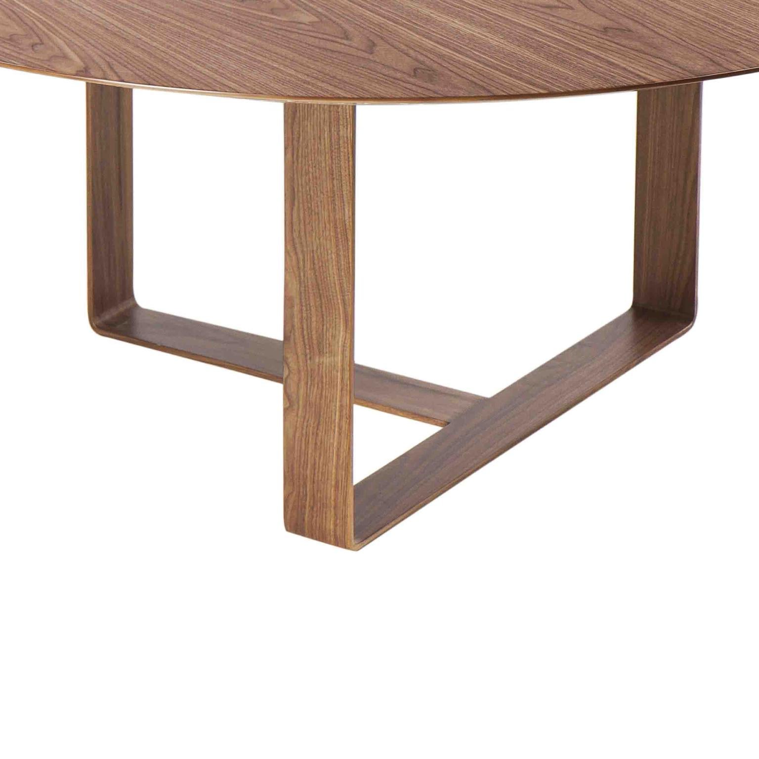Brazilian Wood Round Dining Table Brabu For Sale