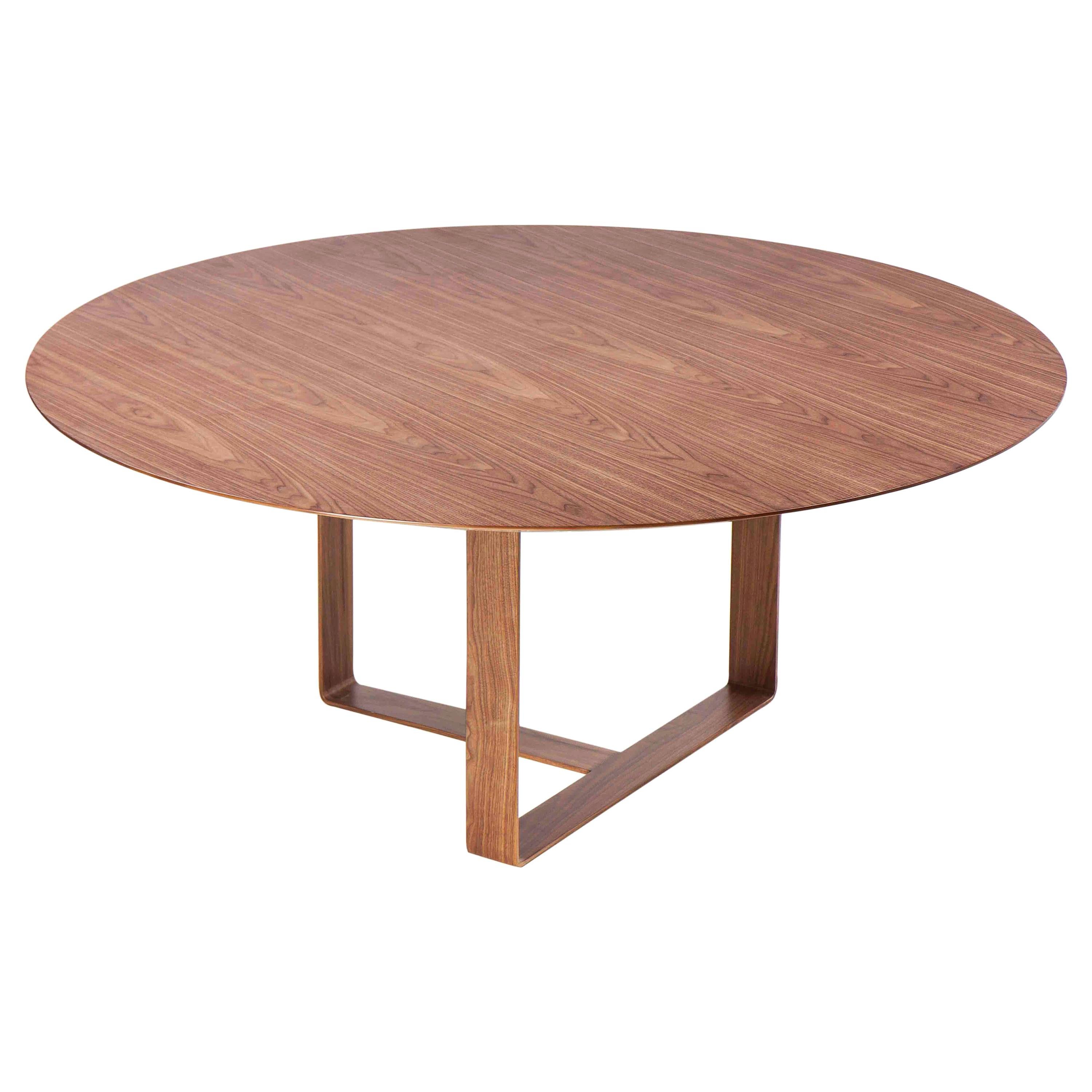Wood Round Dining Table Brabu