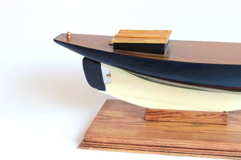 Wood Sailboat Hull at 1stDibs