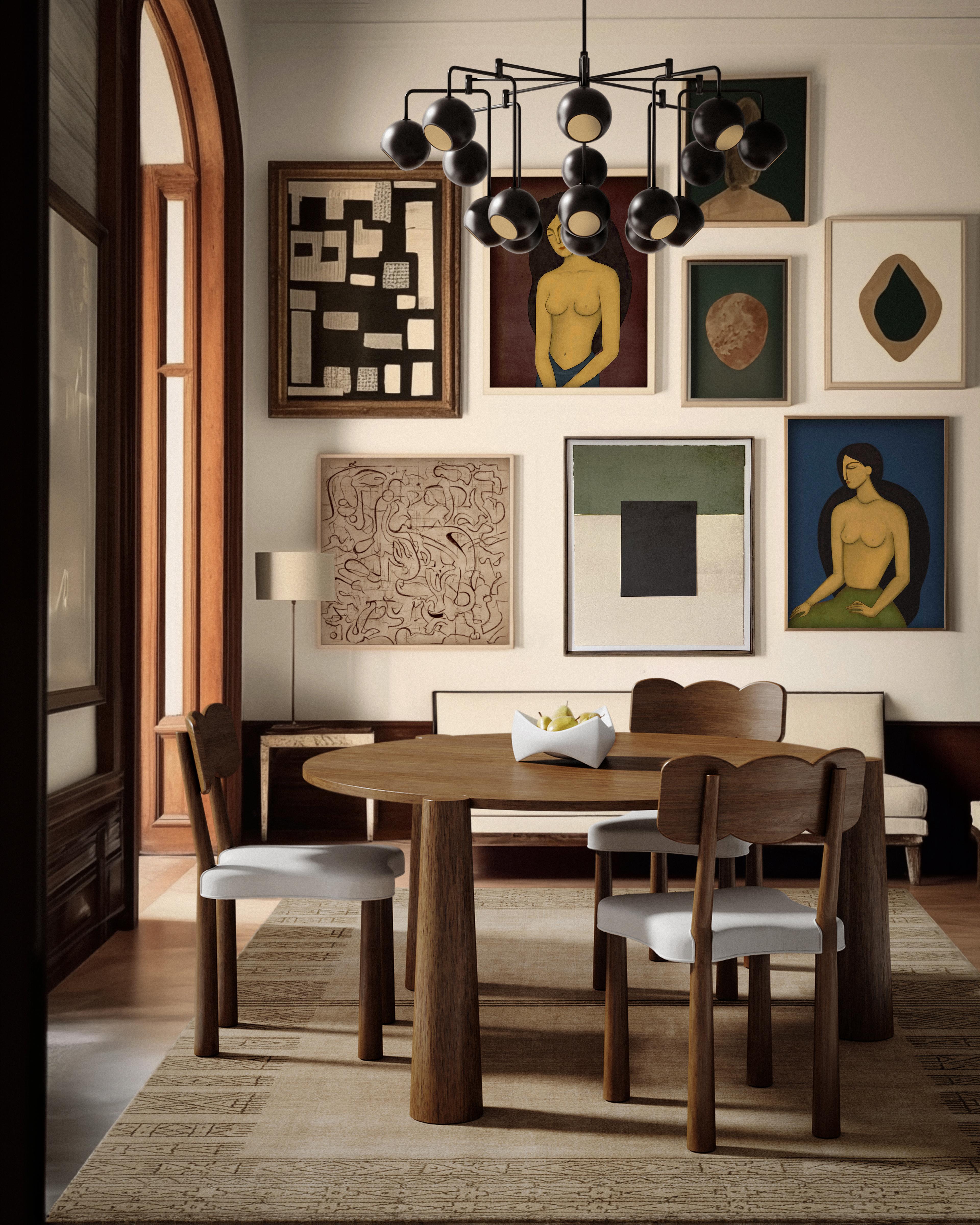 Campione di Wood Swatch - Finitura noce su Oak In condizioni Nuovo in vendita a New York, NY