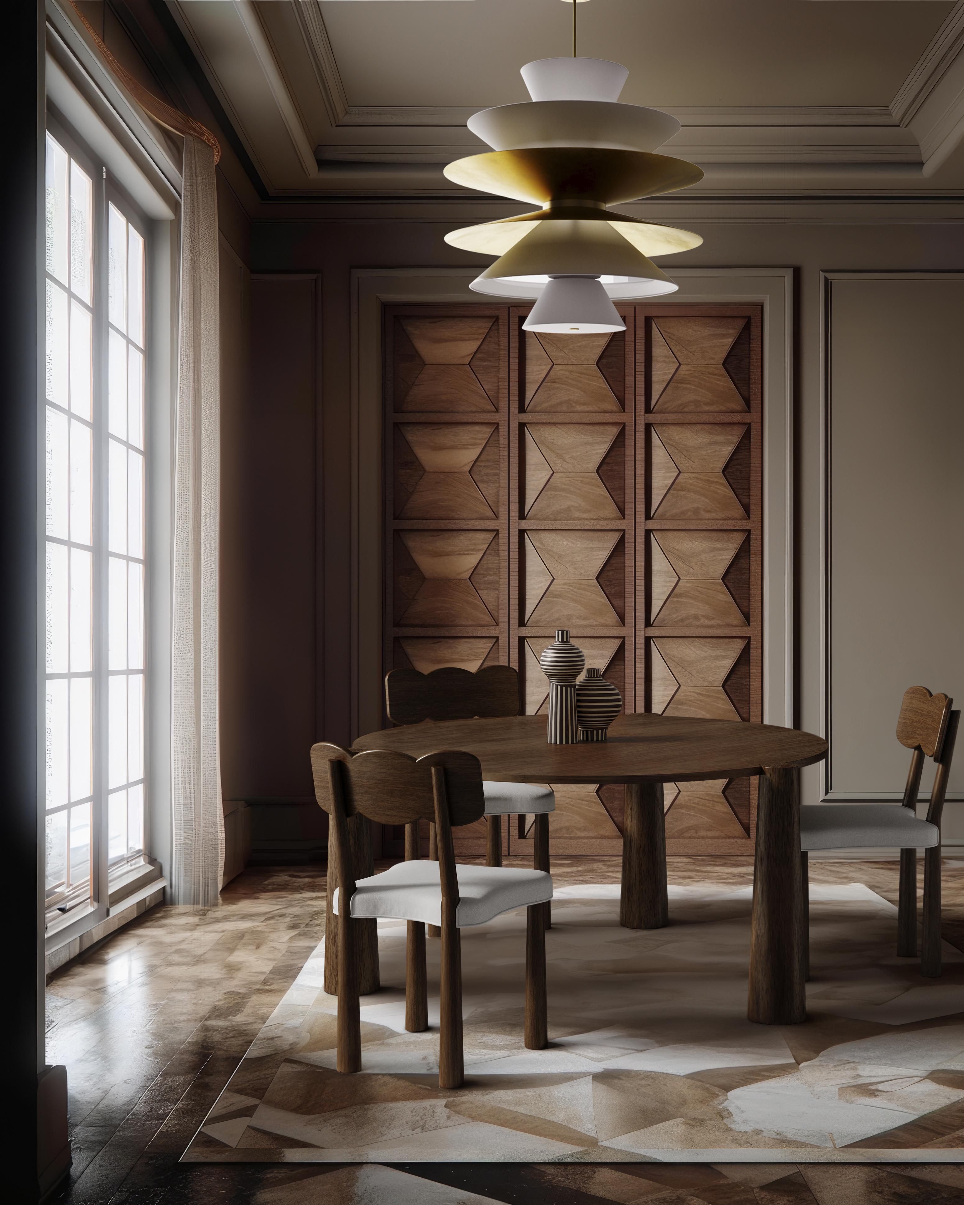 XXI secolo e contemporaneo Campione di Wood Swatch - Finitura noce su Oak in vendita
