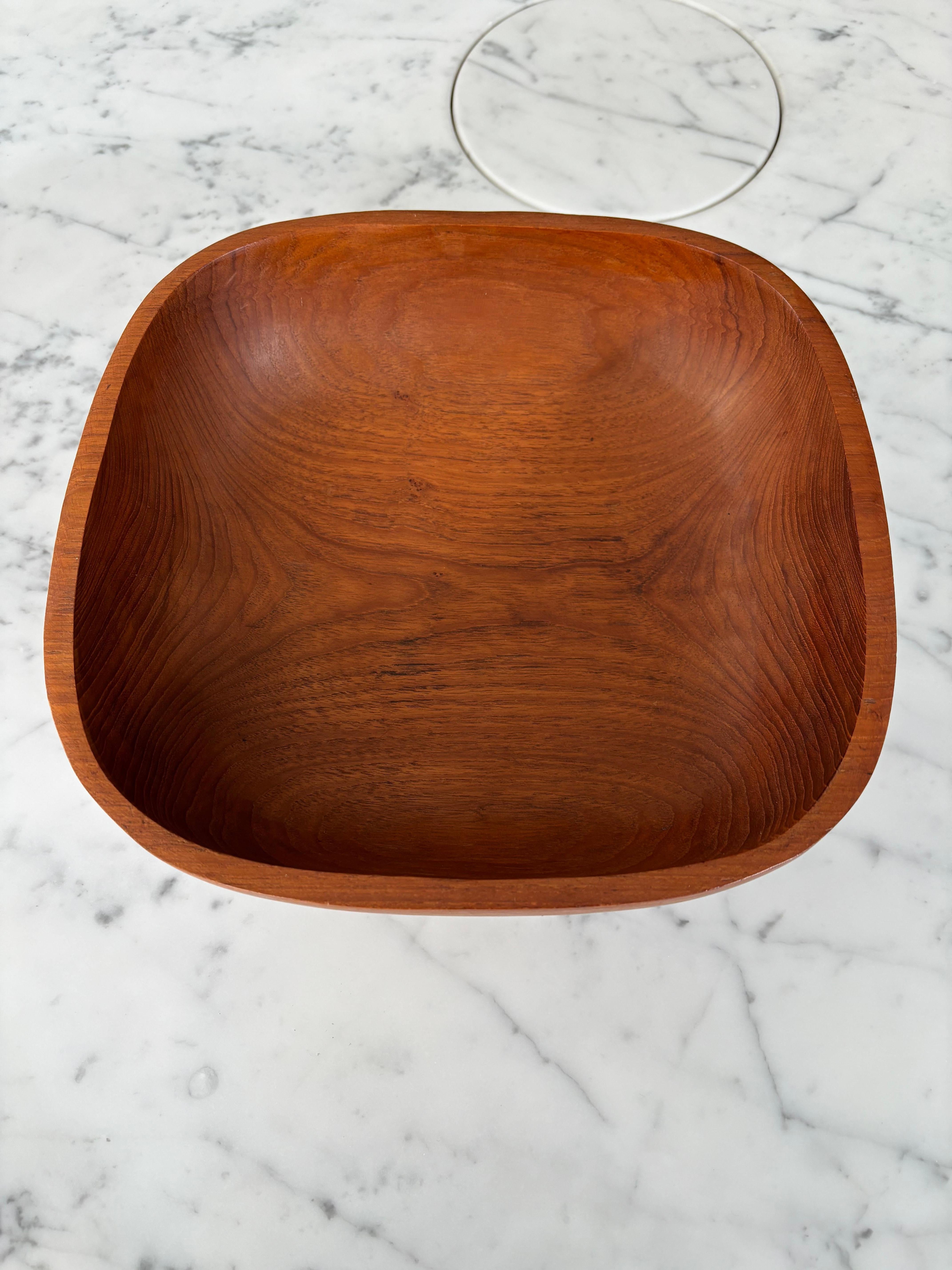 Centrotavola scandinavo in legno 1960s In condizioni buone in vendita a Reggio Emilia, IT