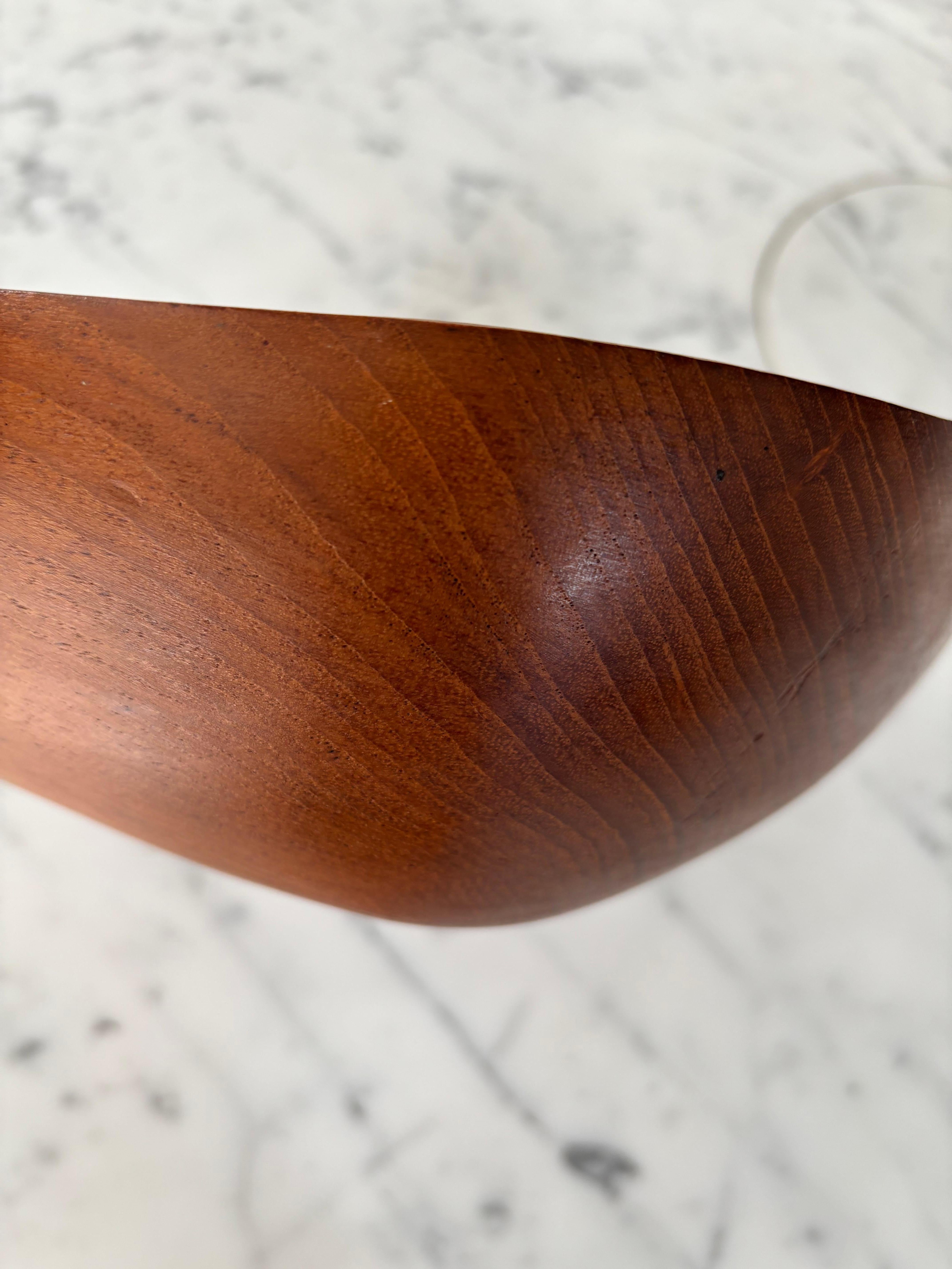 Centrotavola scandinavo in legno 1960s in vendita 1