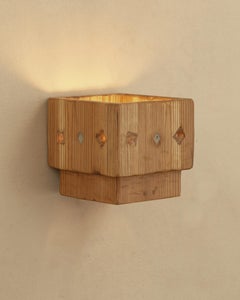 Holz-Wandleuchter von Rafael Triboli