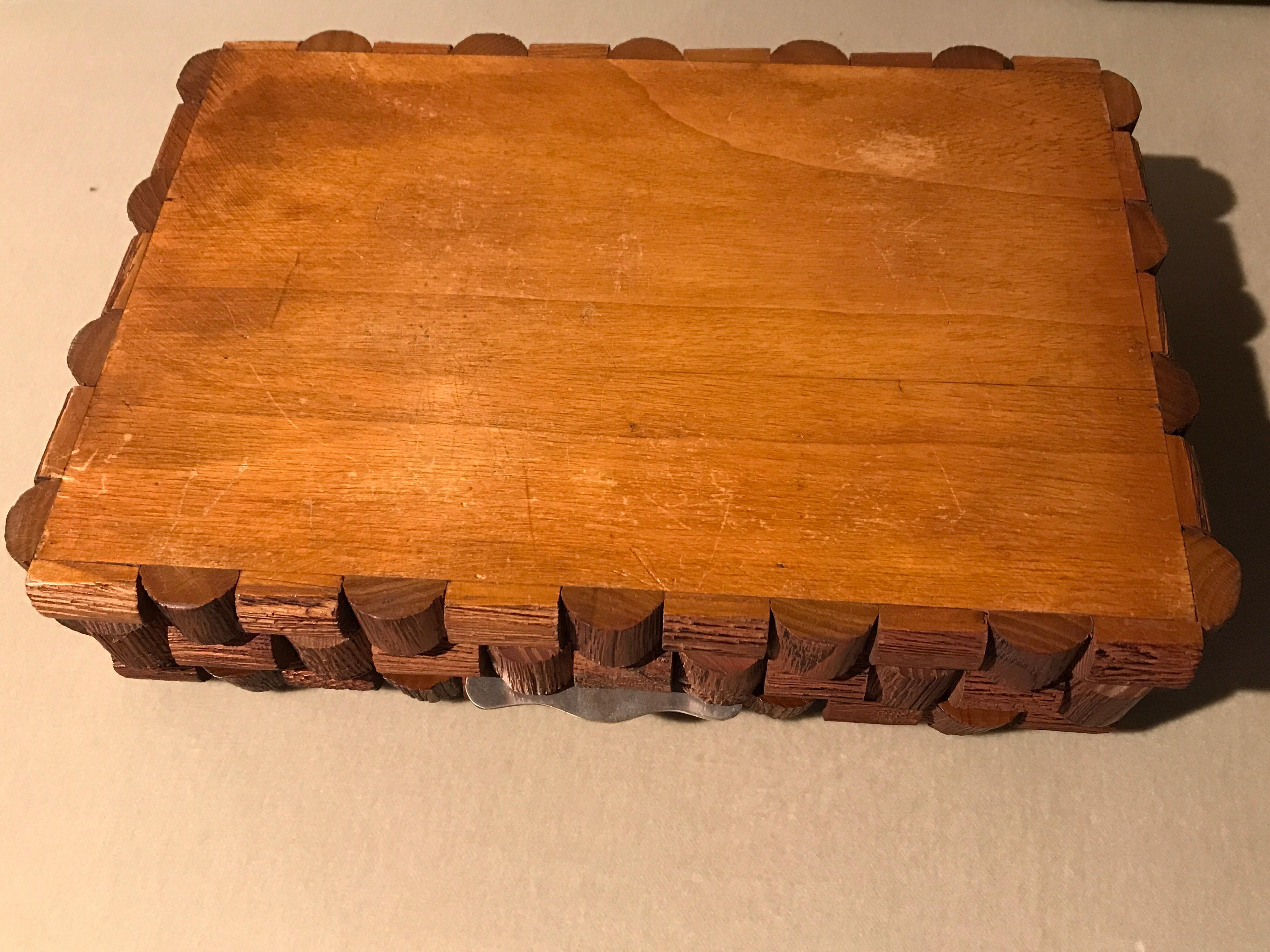 Wood Sculptural Box 4