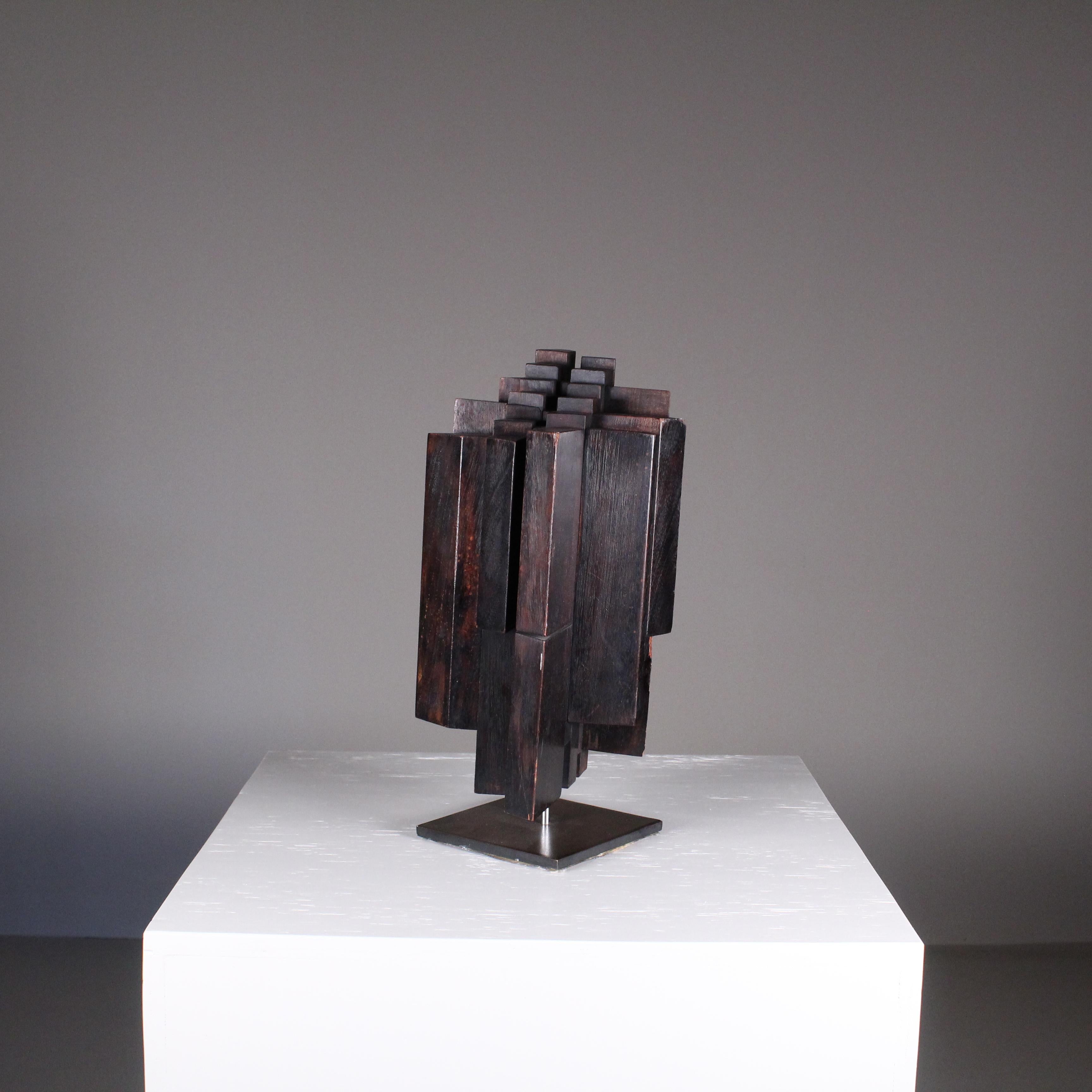 Wood sculpture by Ben Ormenese For Sale 5