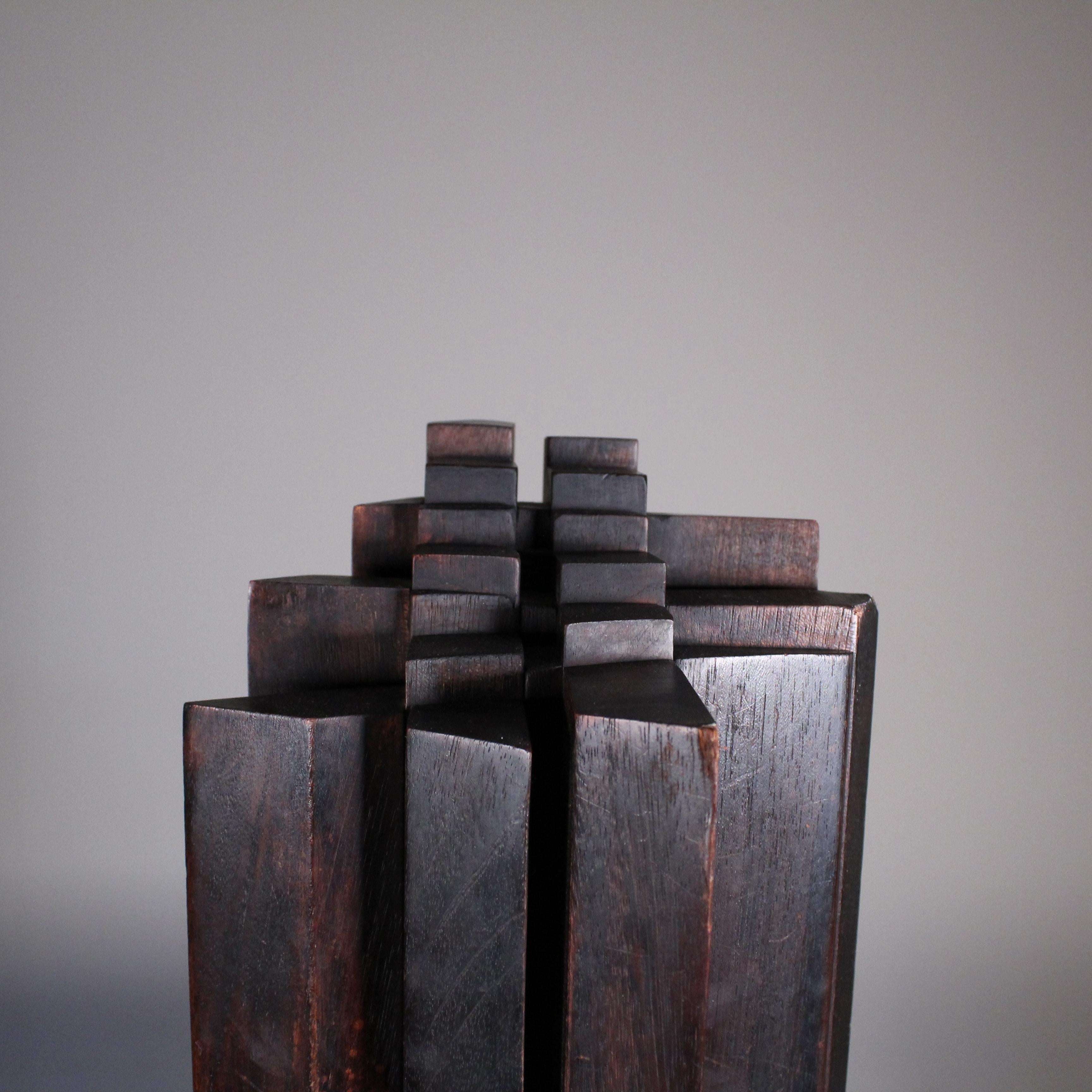 Wood sculpture by Ben Ormenese For Sale 9