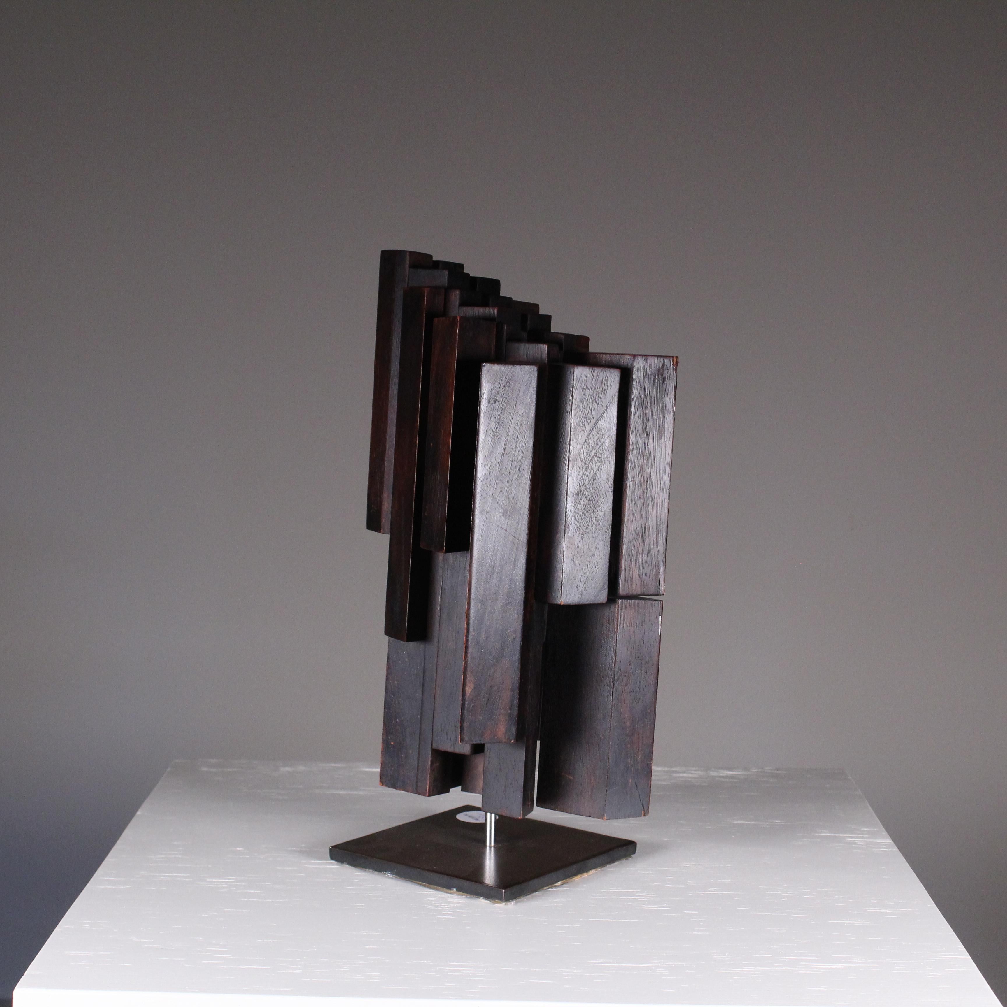 Mid-20th Century Wood sculpture by Ben Ormenese For Sale