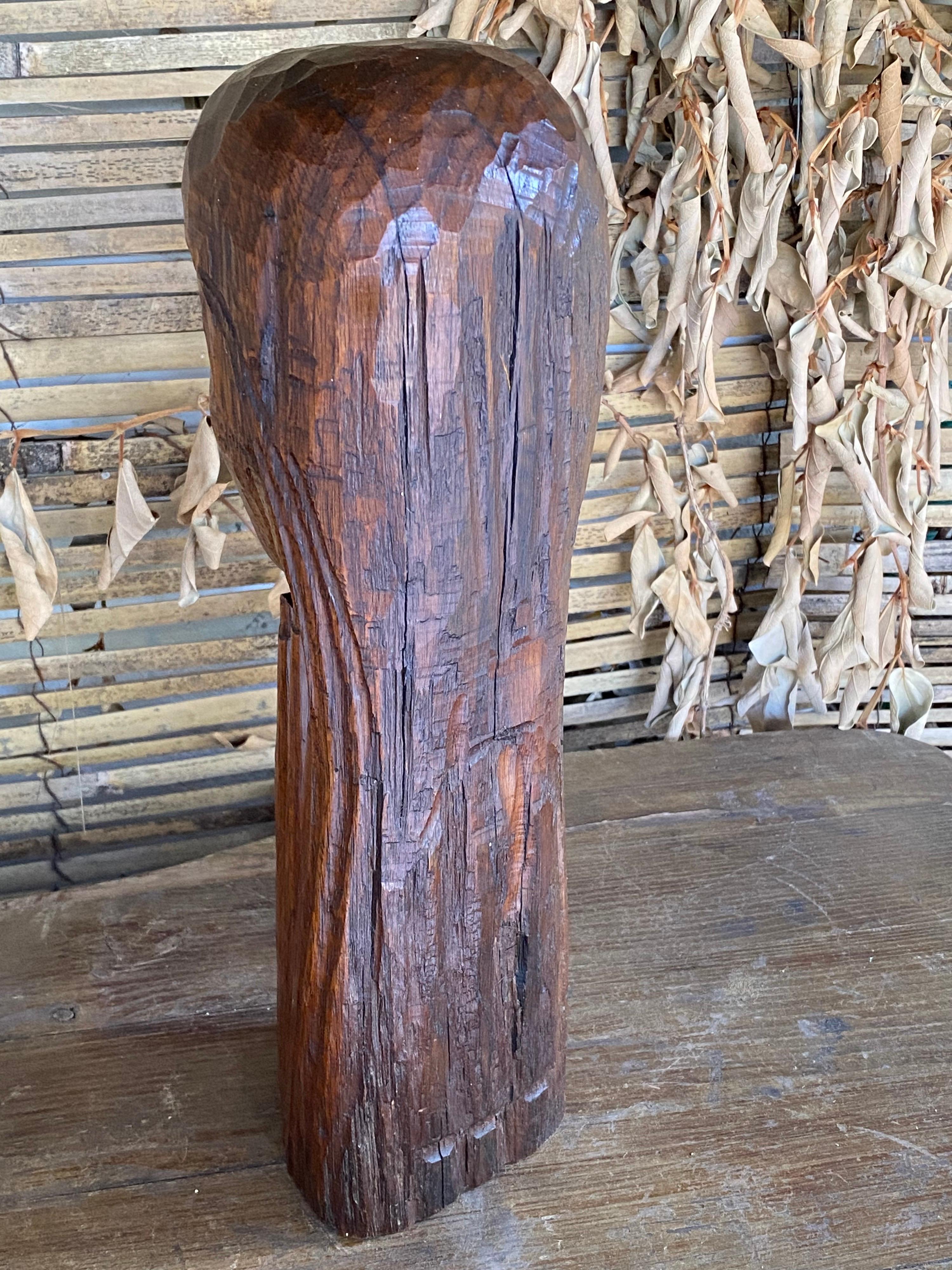 Wood Sculpture, by French Designer 1950 For Sale 2