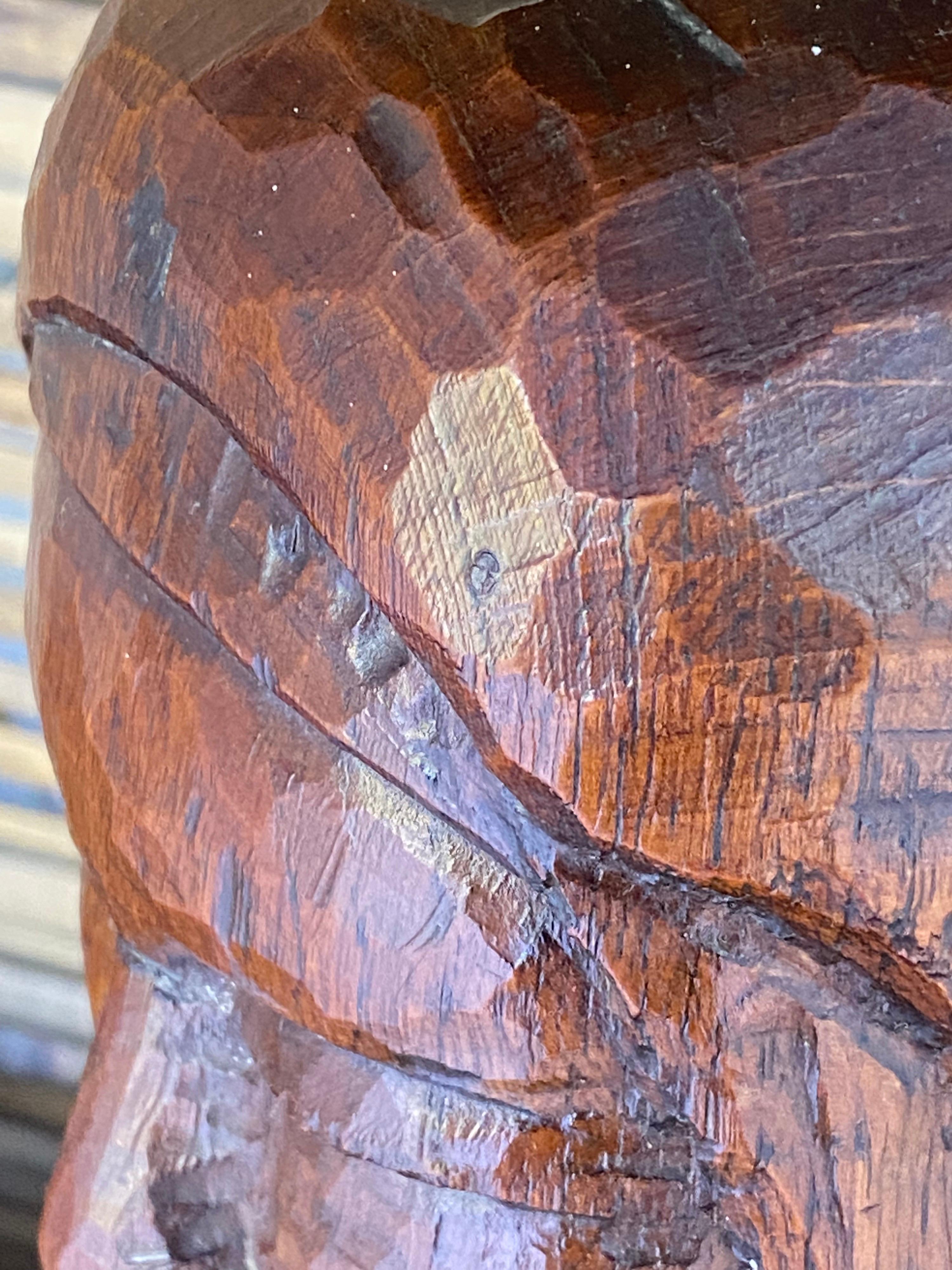 Escultura de madera, de diseñador francés 1950 Madera en venta