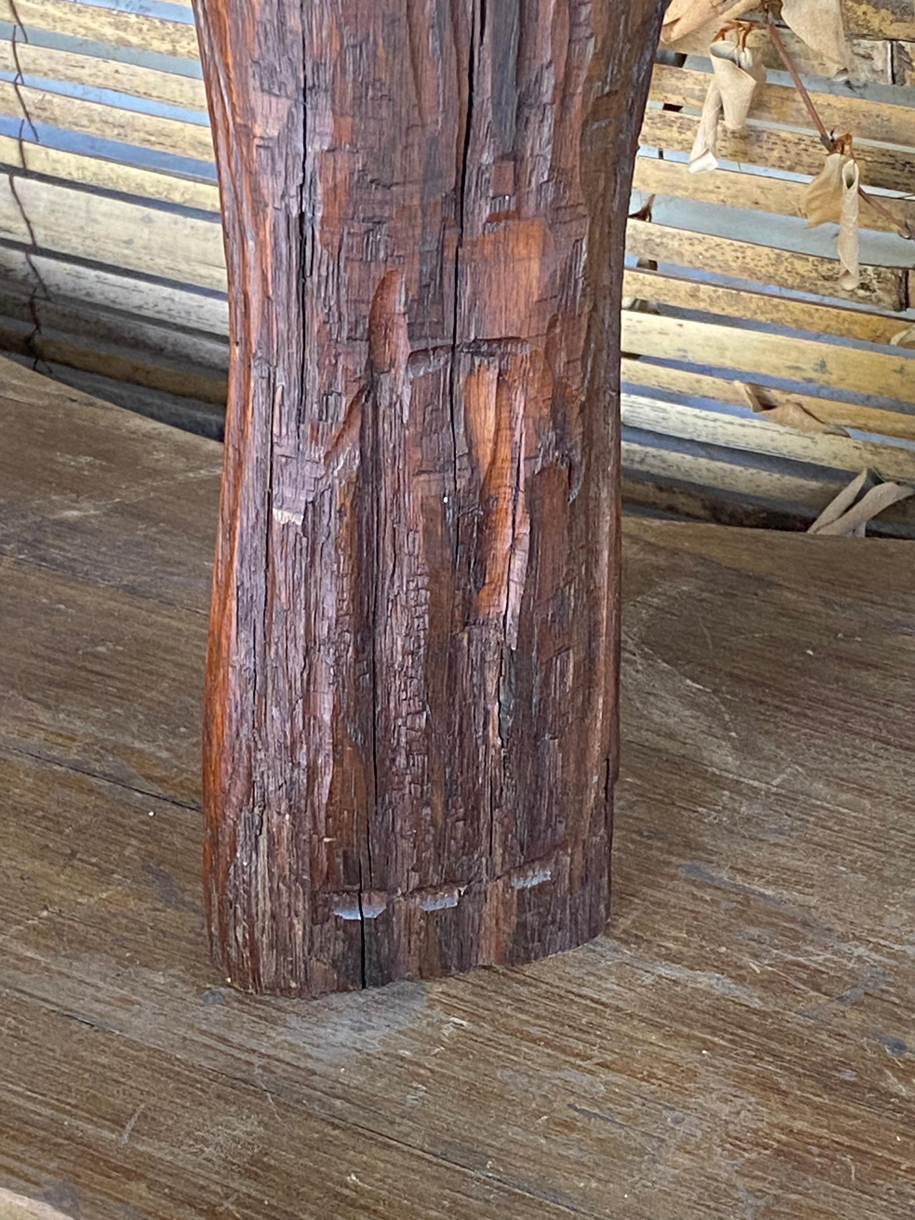 Mid-20th Century Wood Sculpture, by French Designer 1950 For Sale