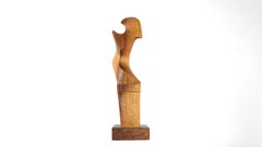 Sculpture en bois de G. Carli:: 1983