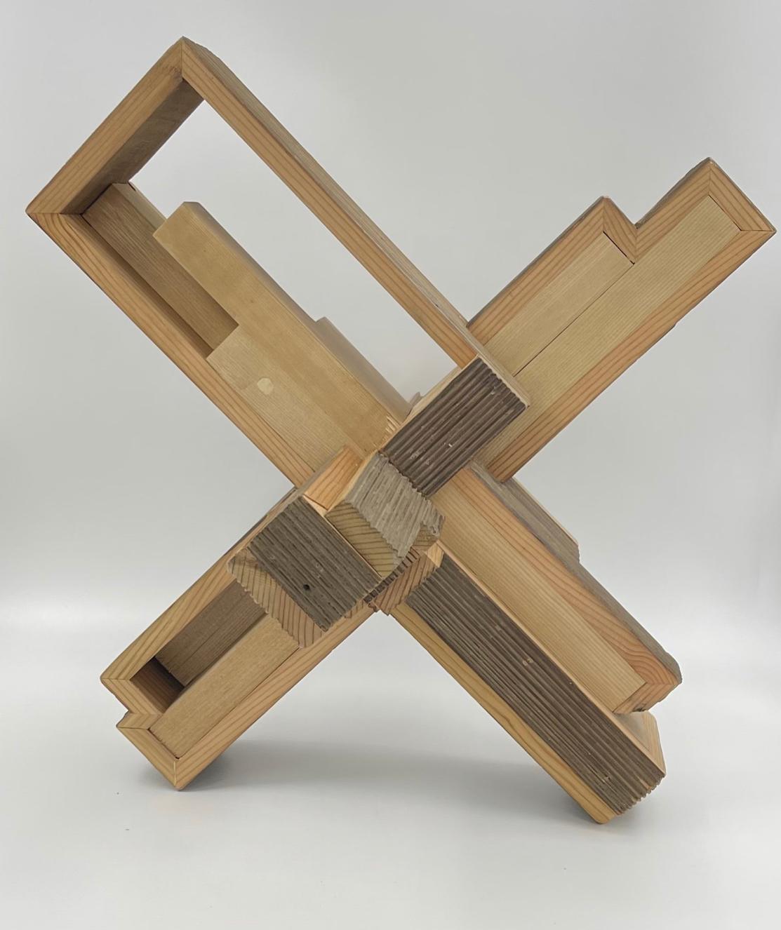 Contemporary Wood Sculpture by Robert Wymer For Sale