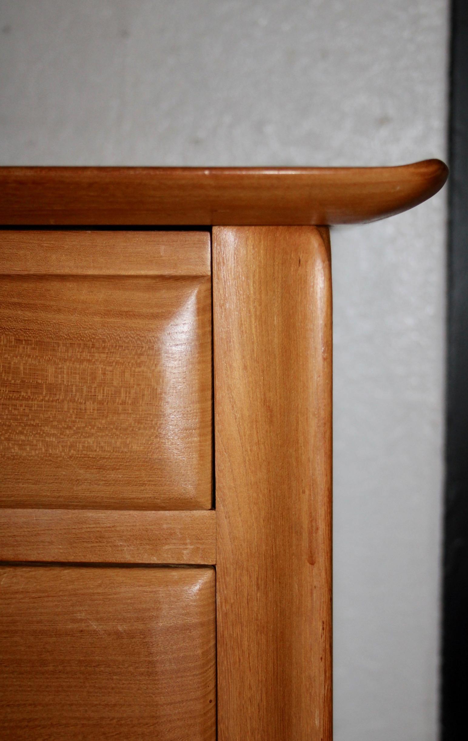 Mid-20th Century wood sculpture commode by Franz Xaver Sproll For Sale