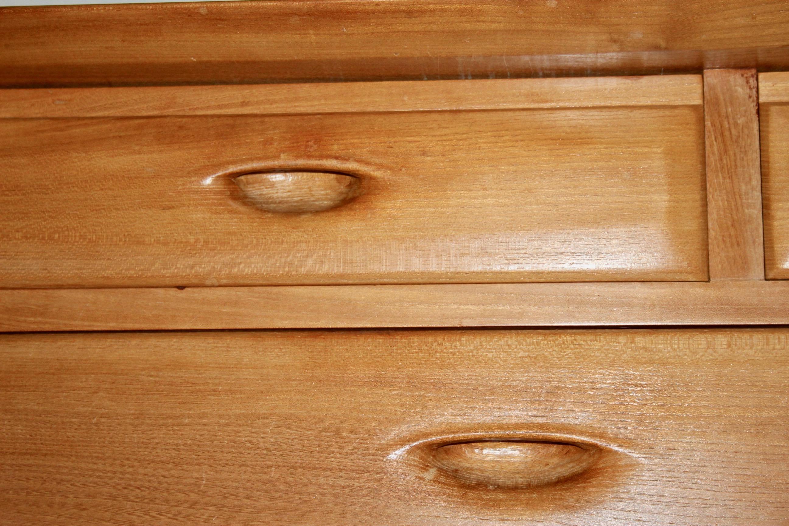 wood sculpture commode by Franz Xaver Sproll For Sale 2