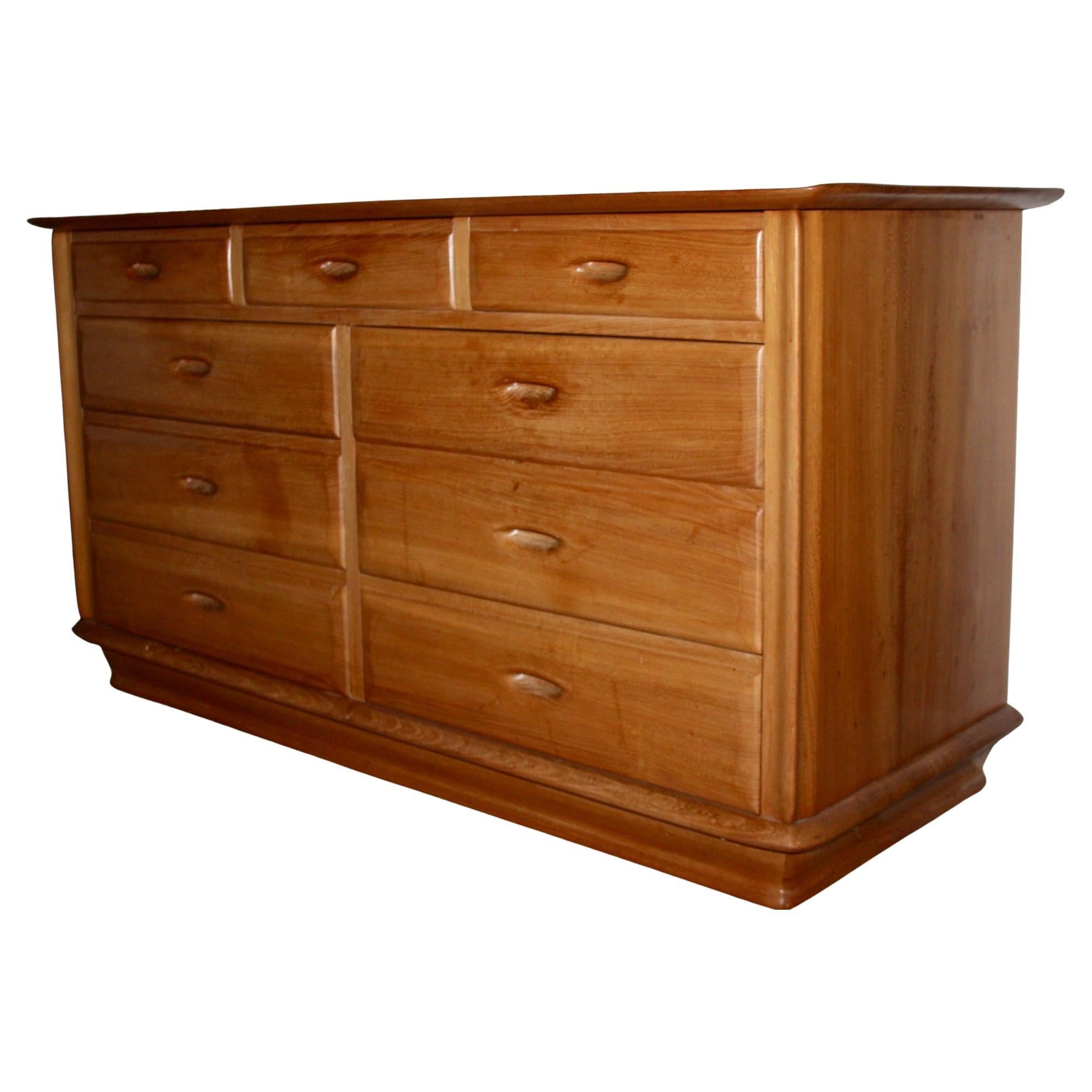 wood sculpture commode by Franz Xaver Sproll