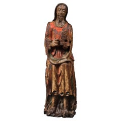 Wood Sculpture Depicting John the Baptist
