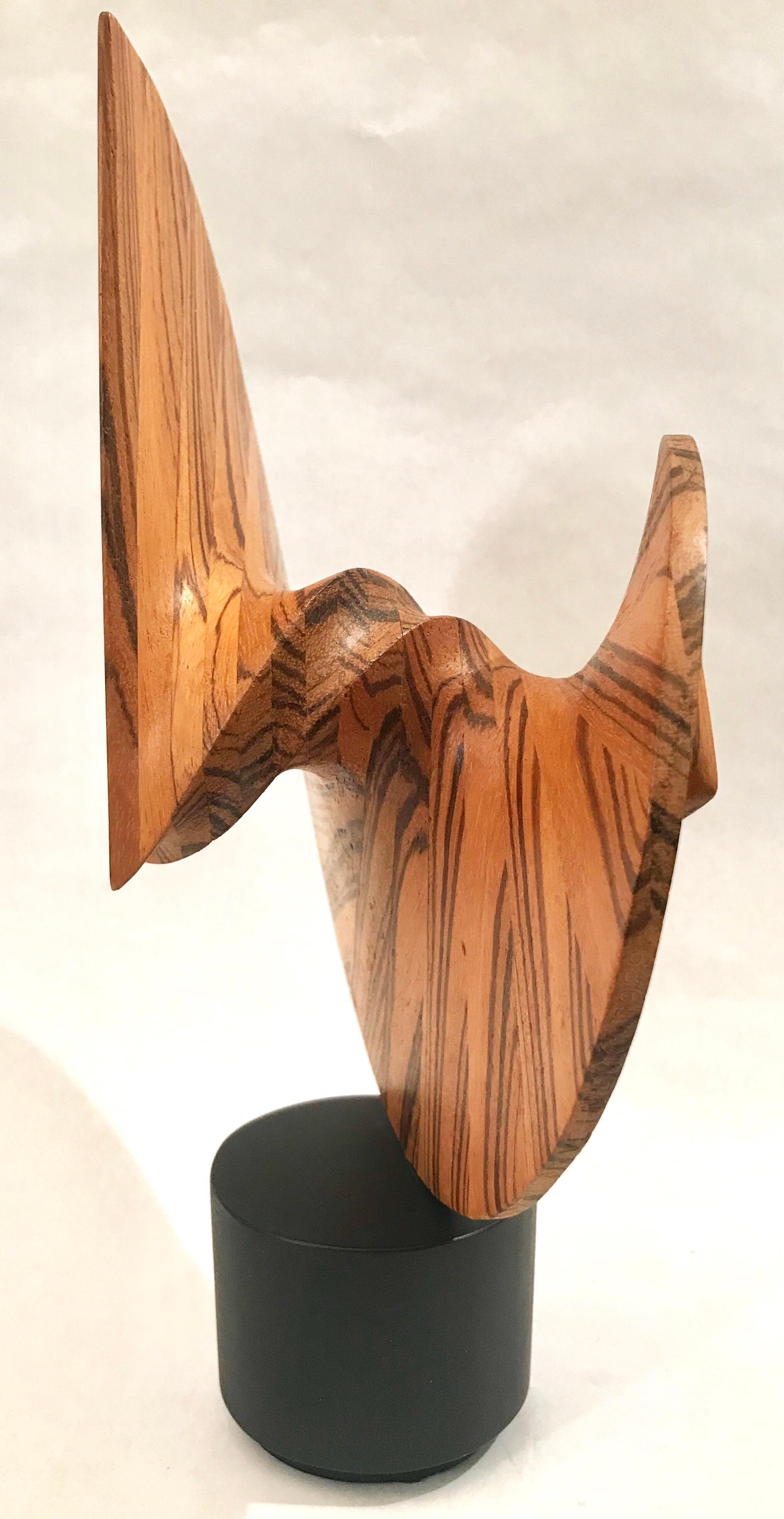 Wood Sculpture J B Veiner, 1989 For Sale 5