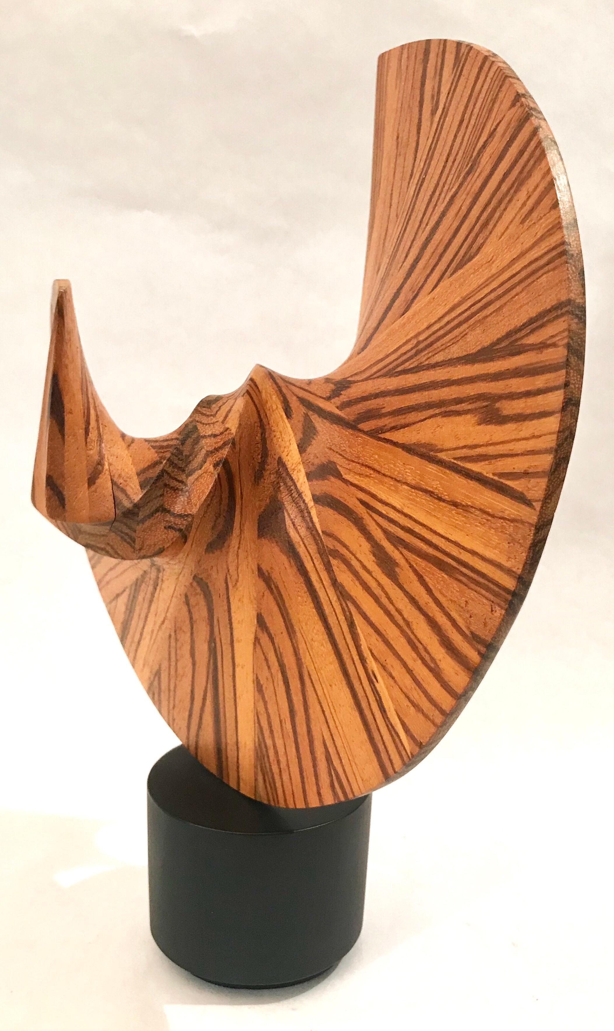 Wood Sculpture J B Veiner, 1989 For Sale 1