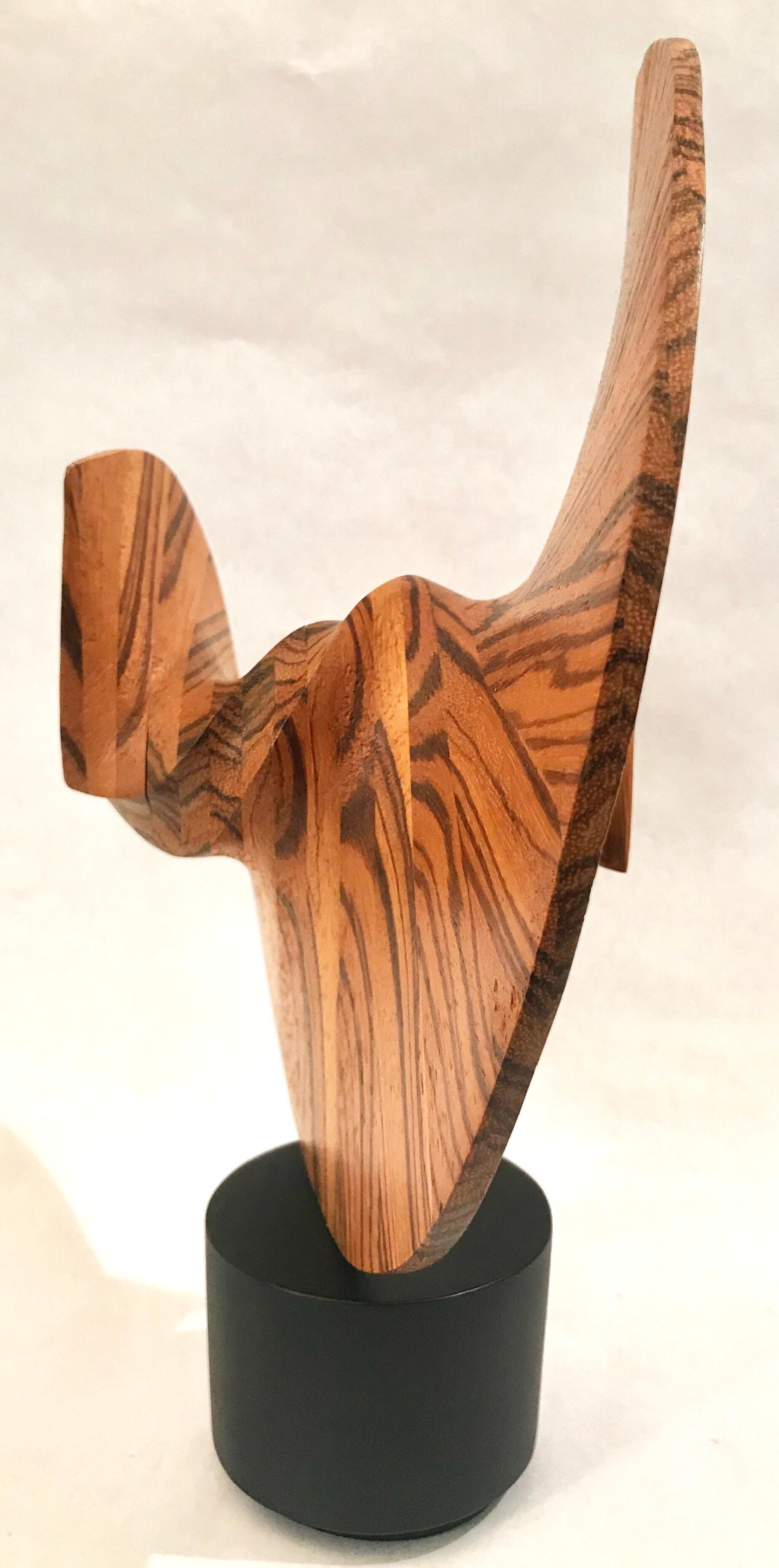 Wood Sculpture J B Veiner, 1989 For Sale 2