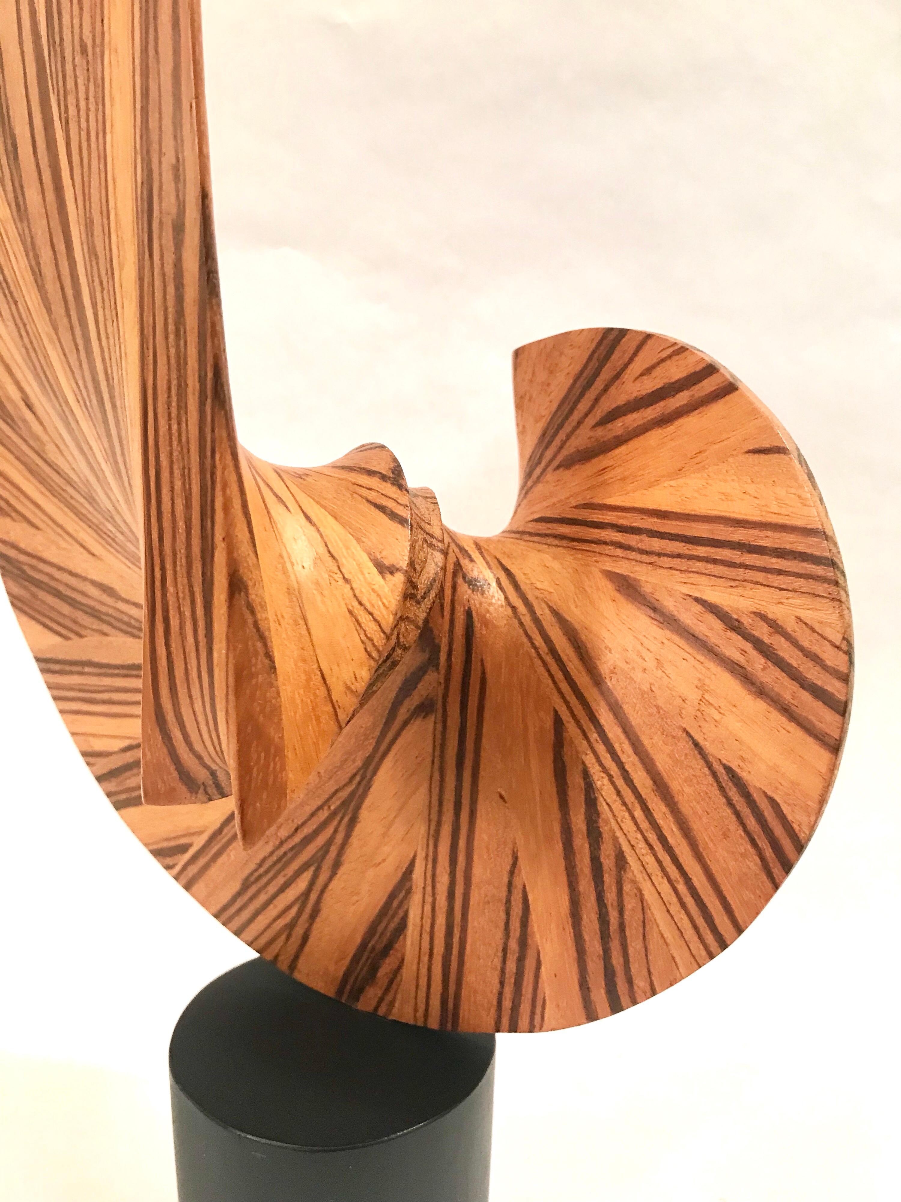 Wood Sculpture J B Veiner, 1989 For Sale 4