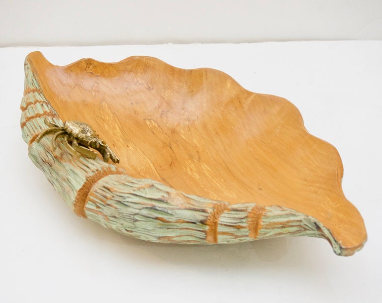 Wood Serving Dish For Sale at 1stDibs