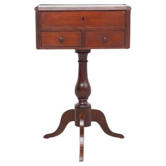 Used Wood Sewing Table, circa 1800