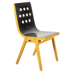 Wood Side Chair with Perforated Back