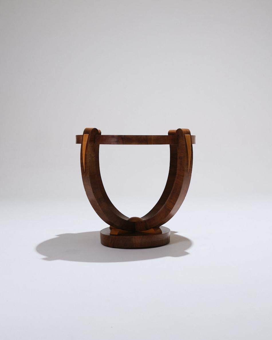 Table d'appoint en Wood, Art déco, années 1930 Bon état - En vente à PARIS, FR