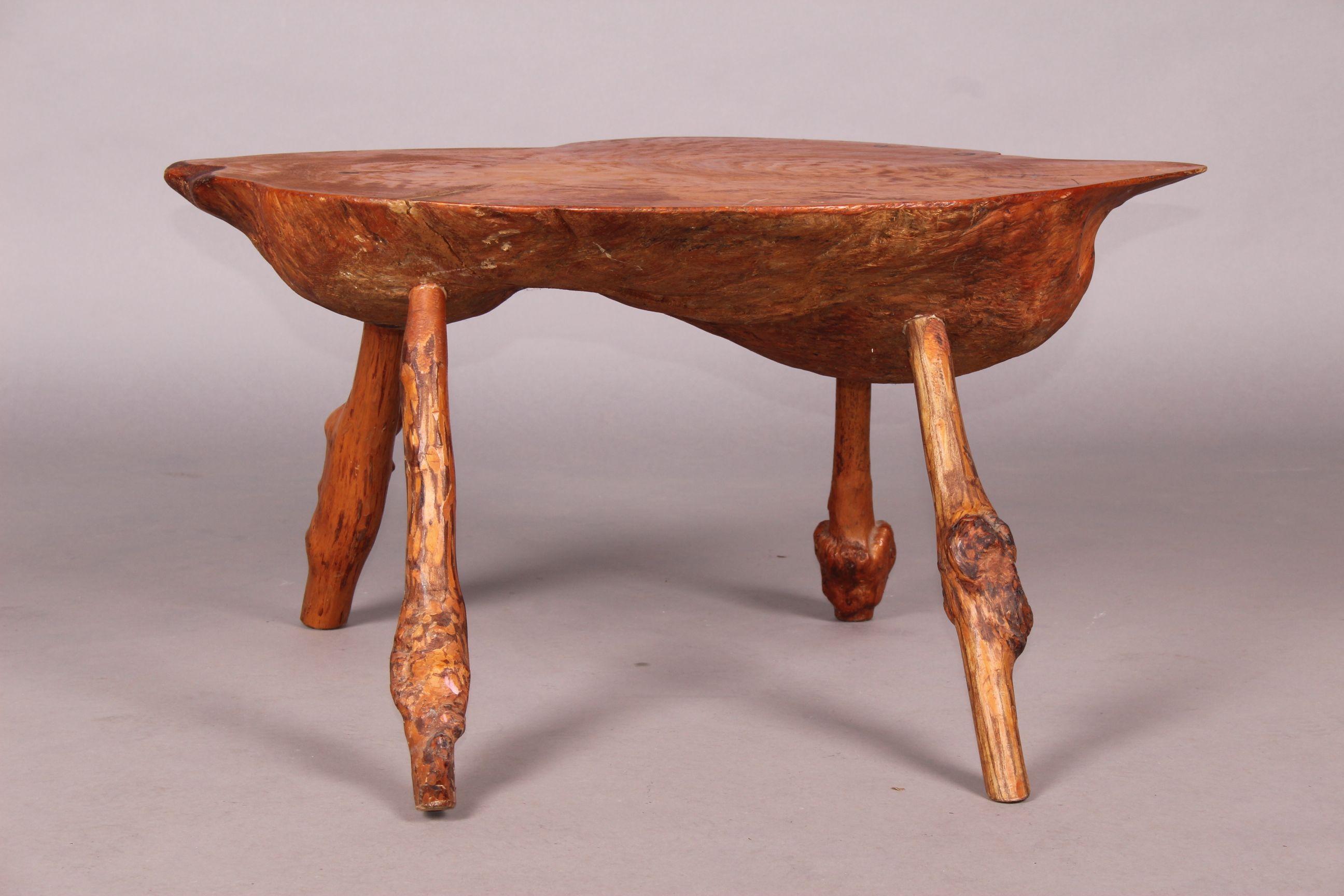 Wood side table.