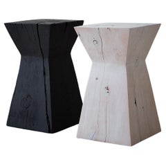 Bertu Wood Side Tables, SOL Wood Side Table, Red Cedar