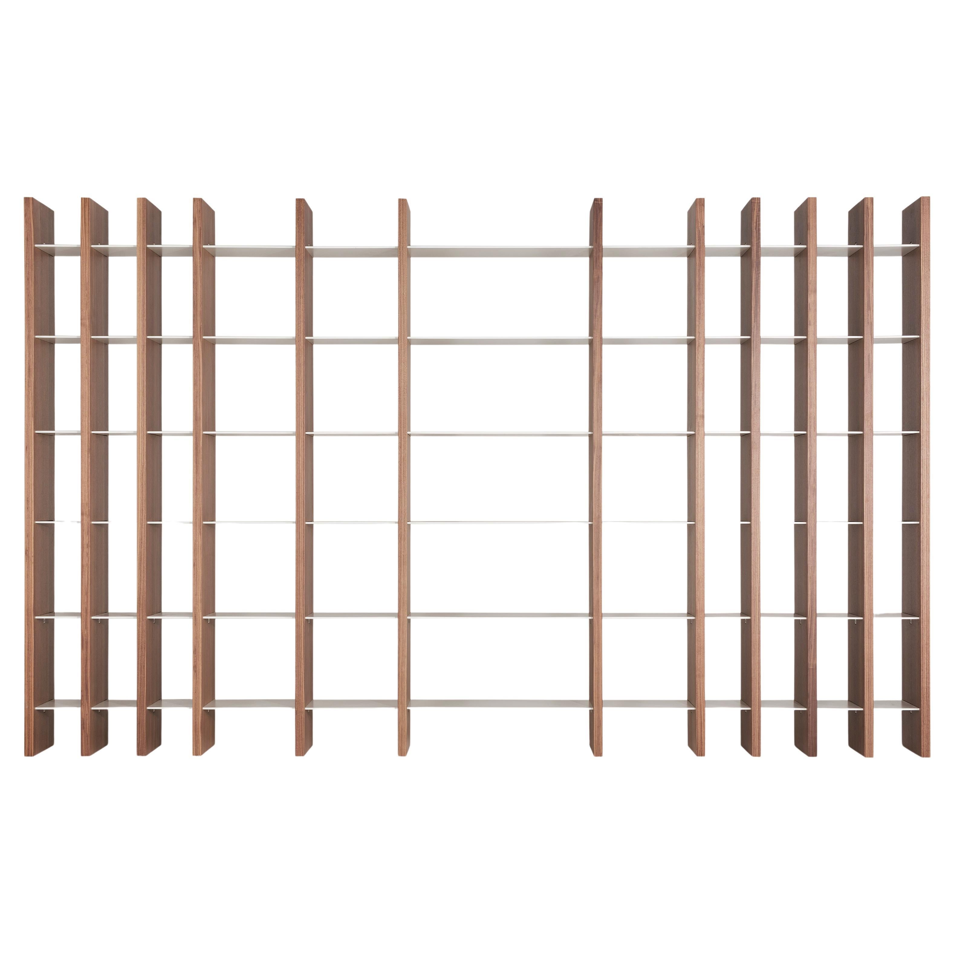 Bibliothèque Sistema Parere en bois par Amura Lab