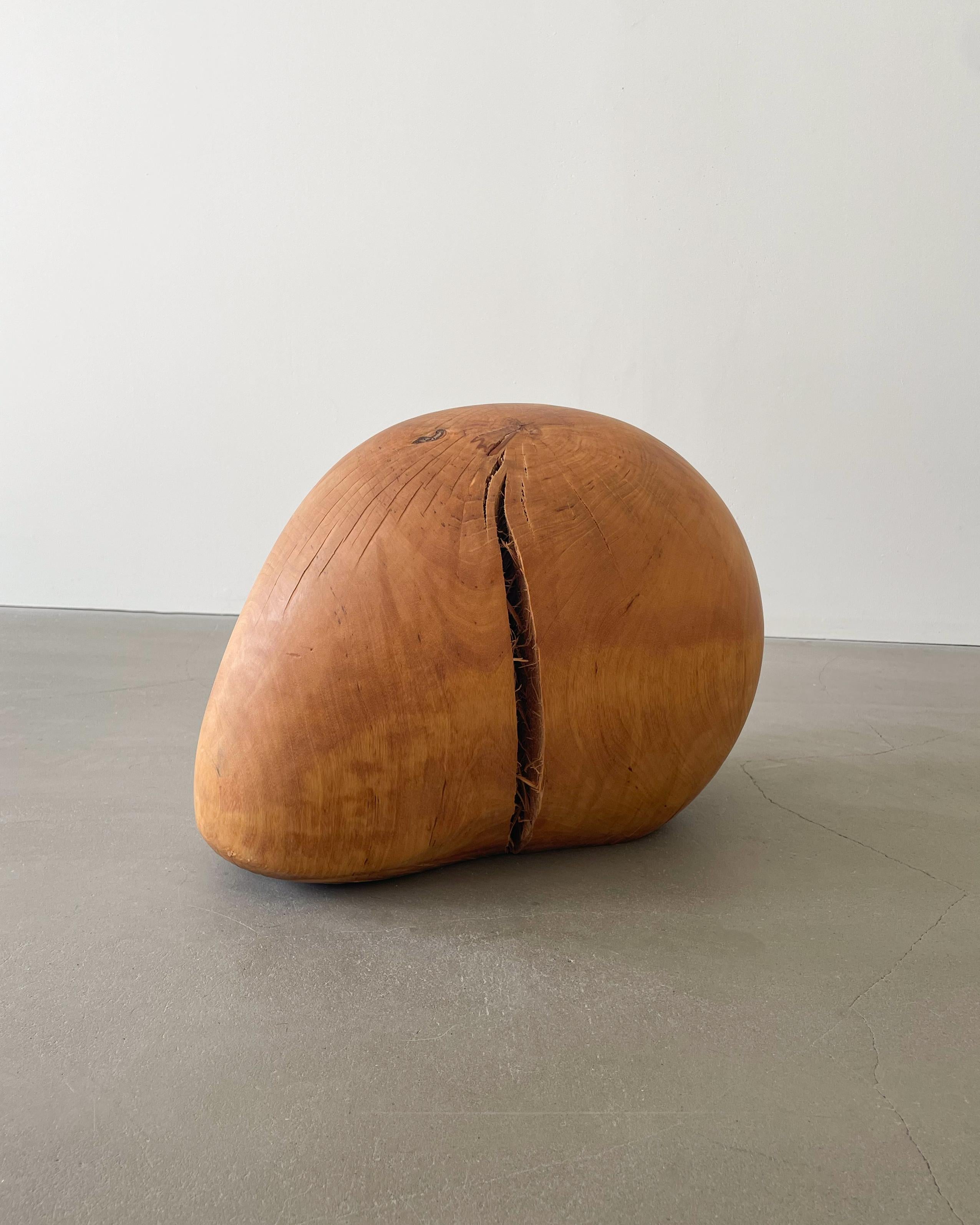 Wood Skull – Unique Sculpture by Andréason & Leibel, Swedish Contemporary For Sale 4