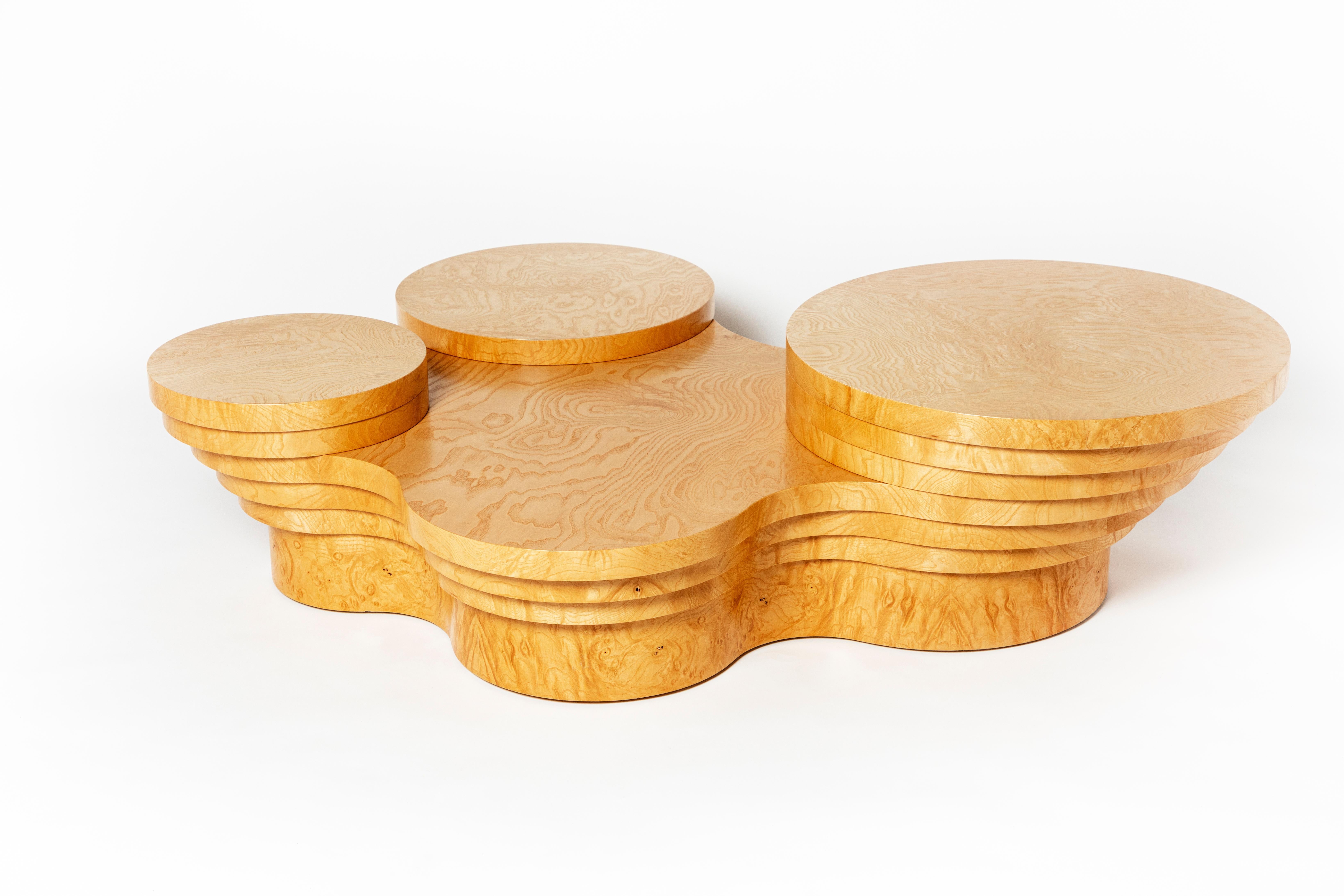 Wood Slice Me Up Sculptural Coffee Table by Pietro Franceschini 4