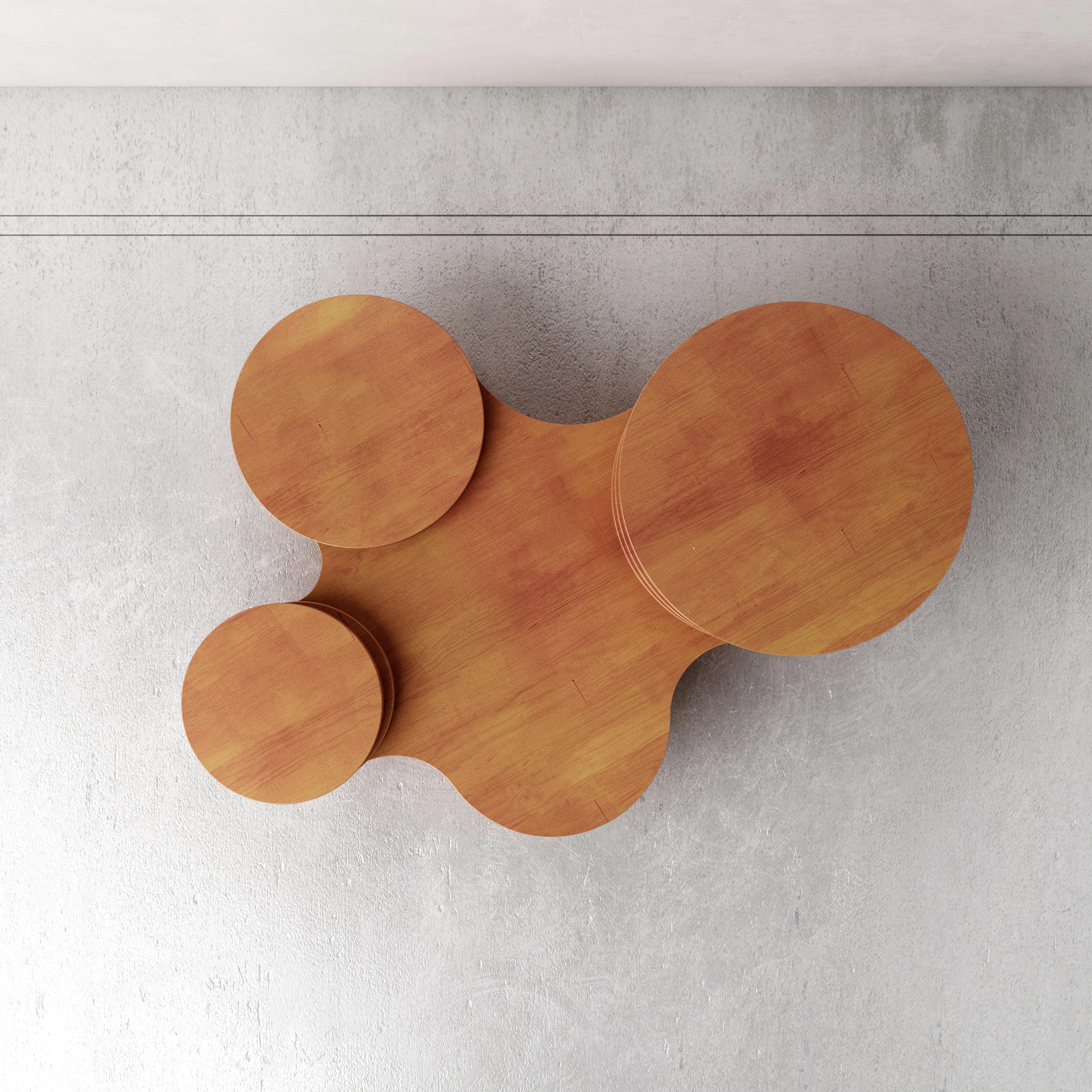 Italian Wood Slice Me Up Sculptural Coffee Table by Pietro Franceschini