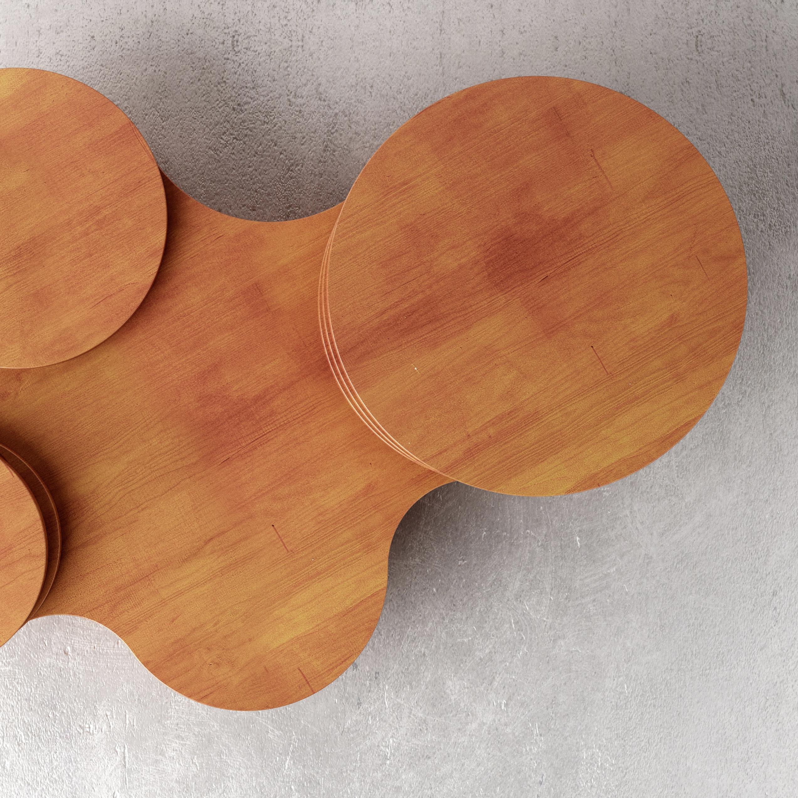 Wood Slice Me Up Sculptural Coffee Table by Pietro Franceschini In New Condition In Geneve, CH