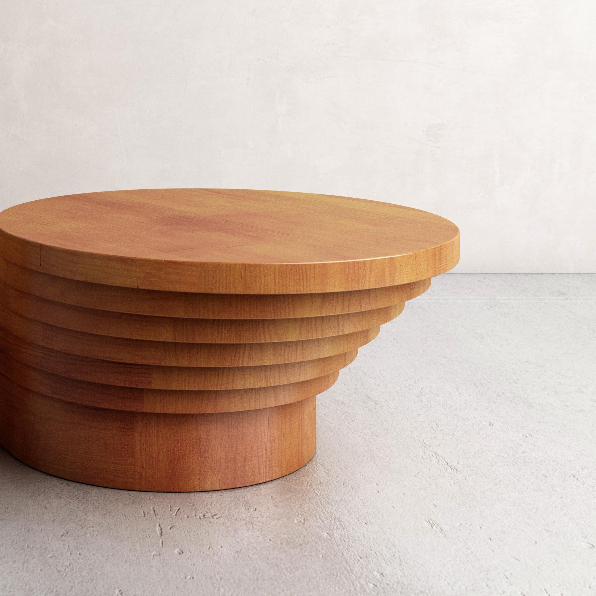 Contemporary Wood Slice Me Up Sculptural Coffee Table by Pietro Franceschini