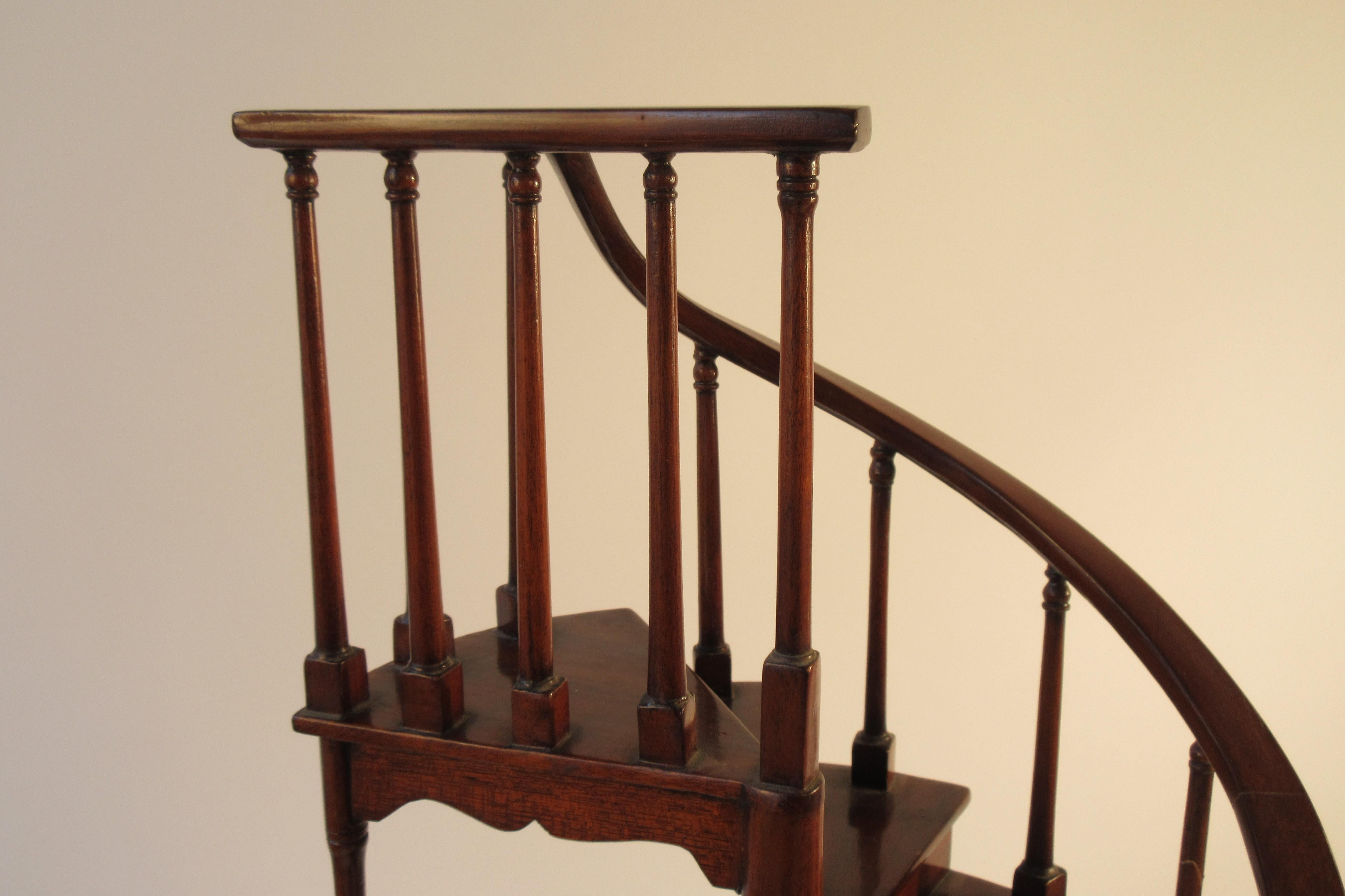 Late 20th Century Wood Staircase Model