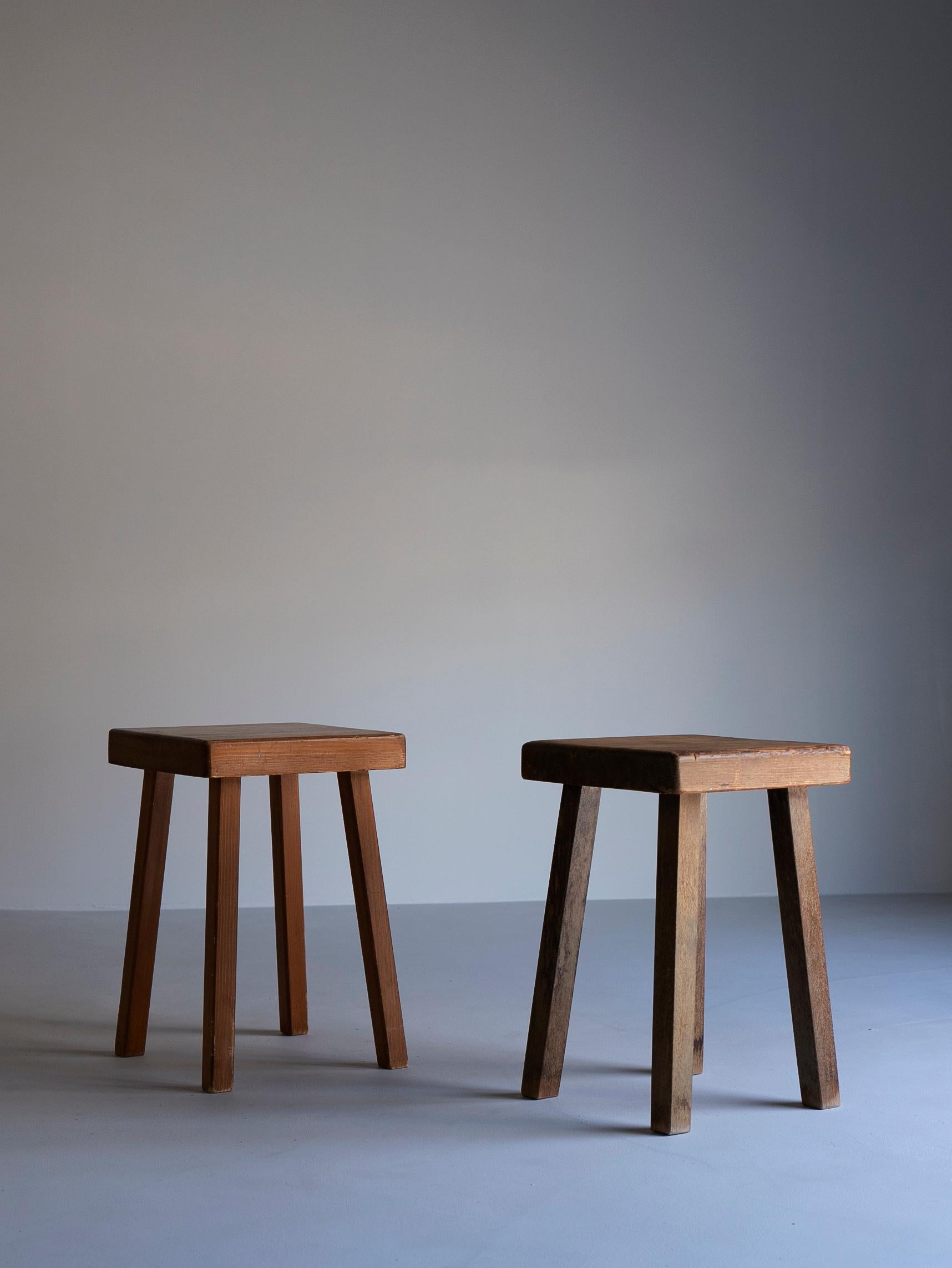 Wood Stool for Arc 1800 by Charlotte Perriand 3