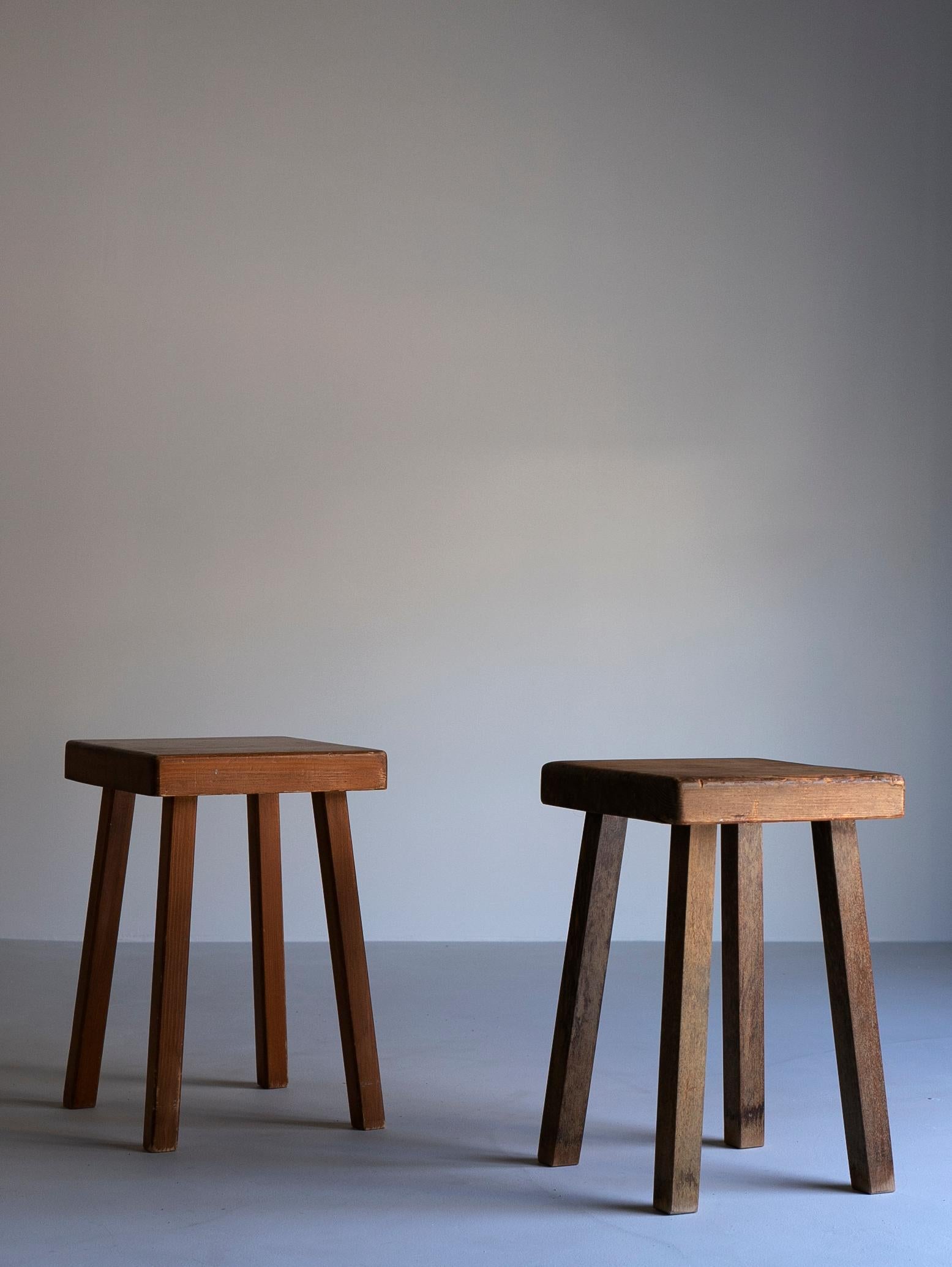 Wood Stool for Arc 1800 by Charlotte Perriand 4