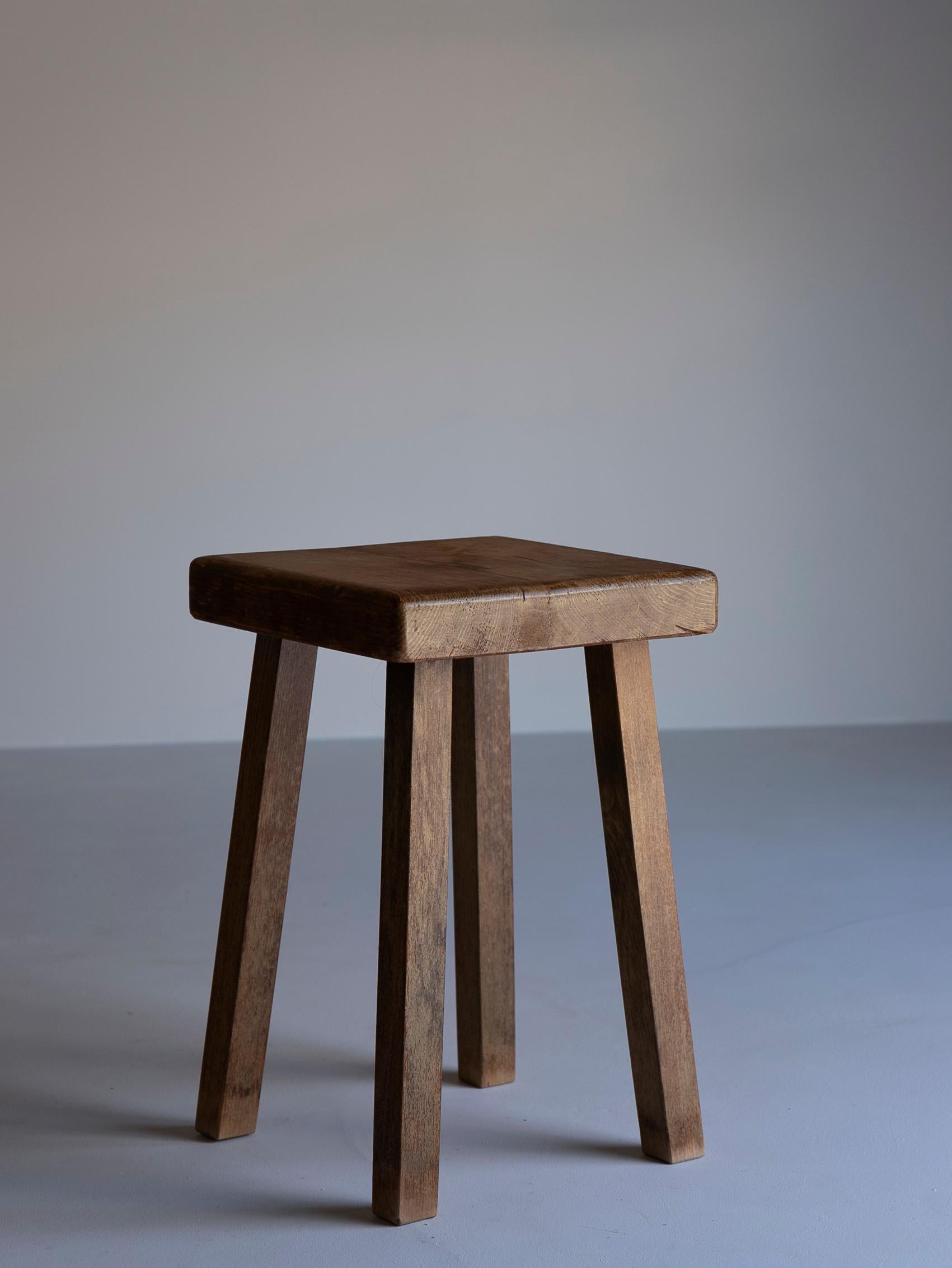 Modern Wood Stool for Arc 1800 by Charlotte Perriand