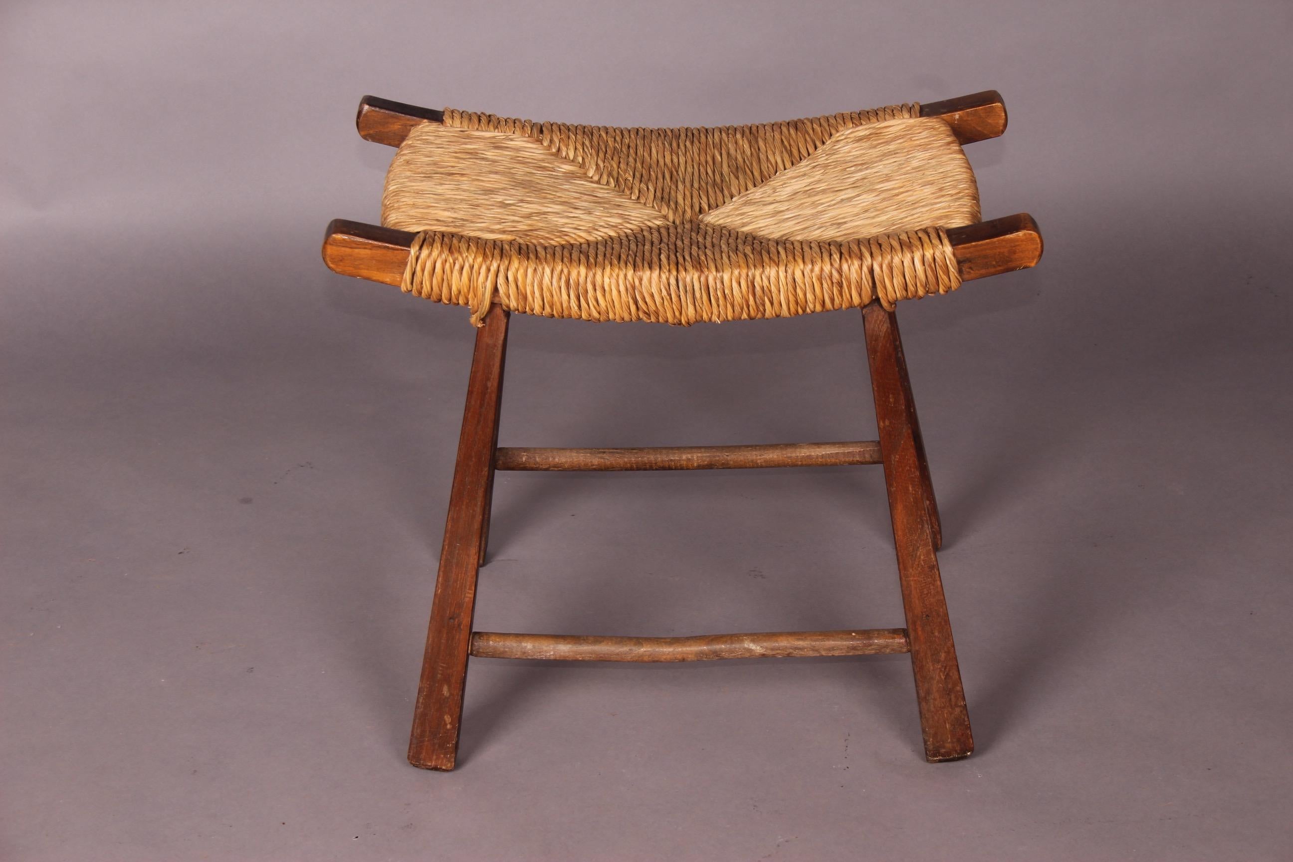Wood stool.