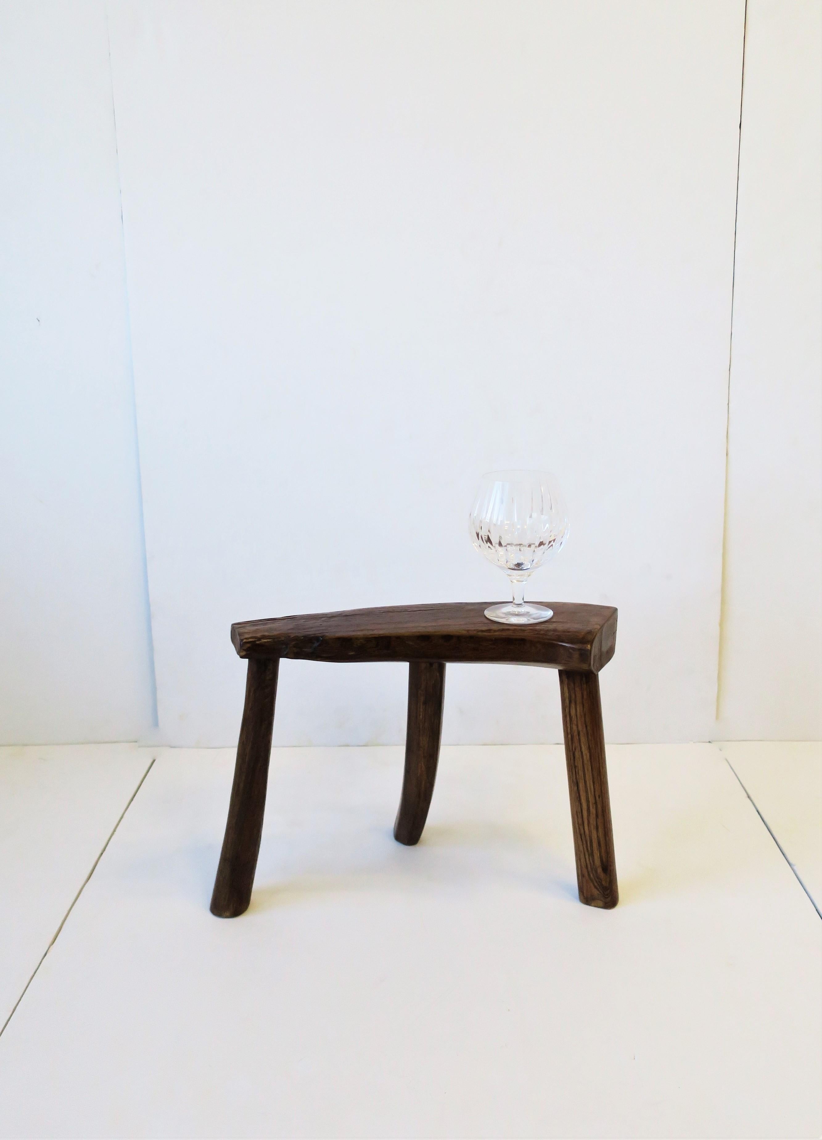 20th Century Wood Stool For Sale