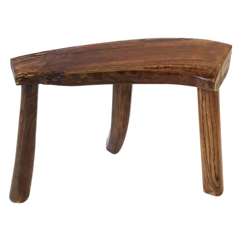Wood Stool For Sale at 1stDibs