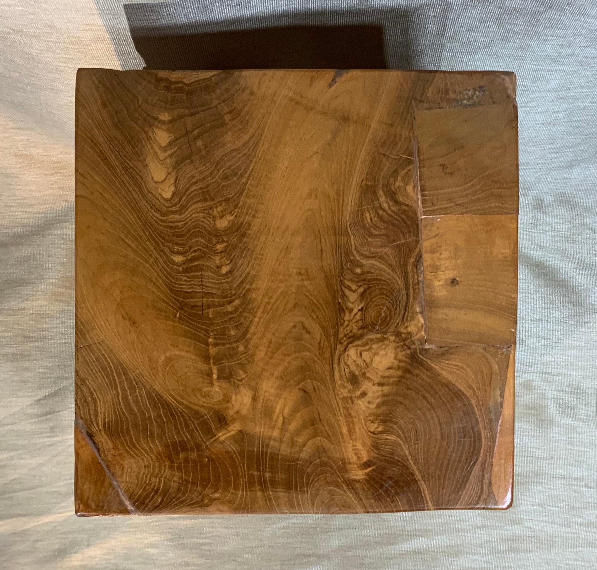Wood Stool or Rustic Side Table 6