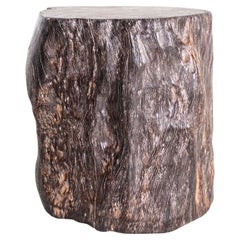 Wood Stump End Table