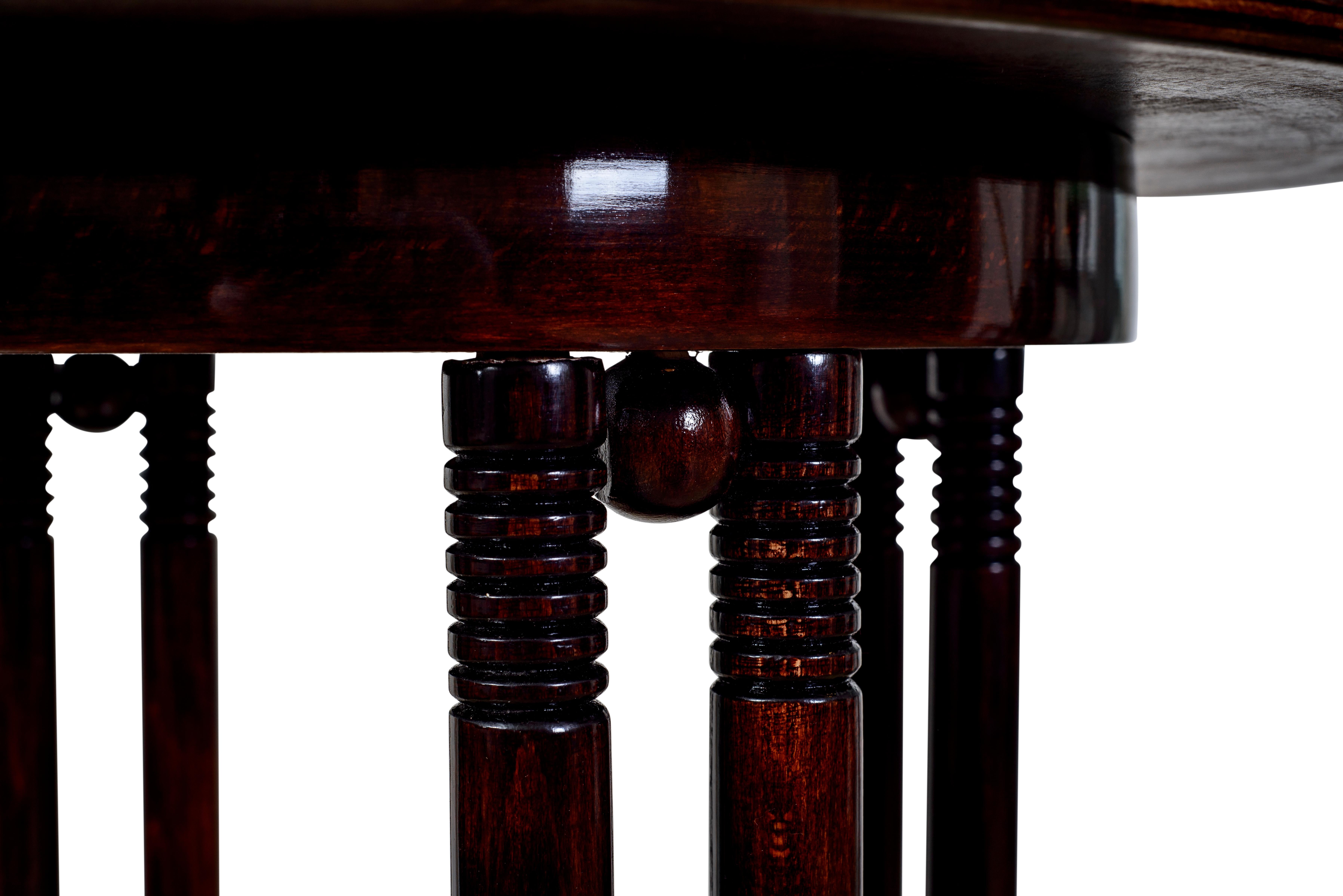 Early 20th Century Wood Table Josef Hoffmann Gustav Siegel Austrian Jugendstil, circa 1906 Kohn