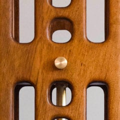 Mesquite Latticework Table Lamp, Horizontal, Small, Celosía Collection