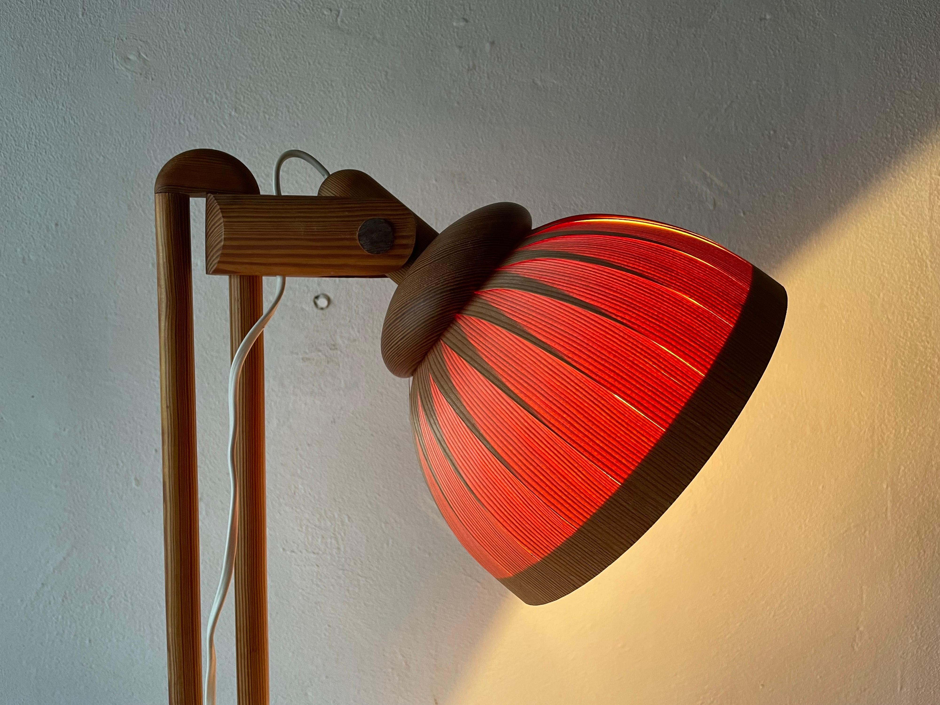 Wood Table Lamp by Hans-Agne Jakobsson for Ab Ellysett Markaryd, 1960s, Sweden 7