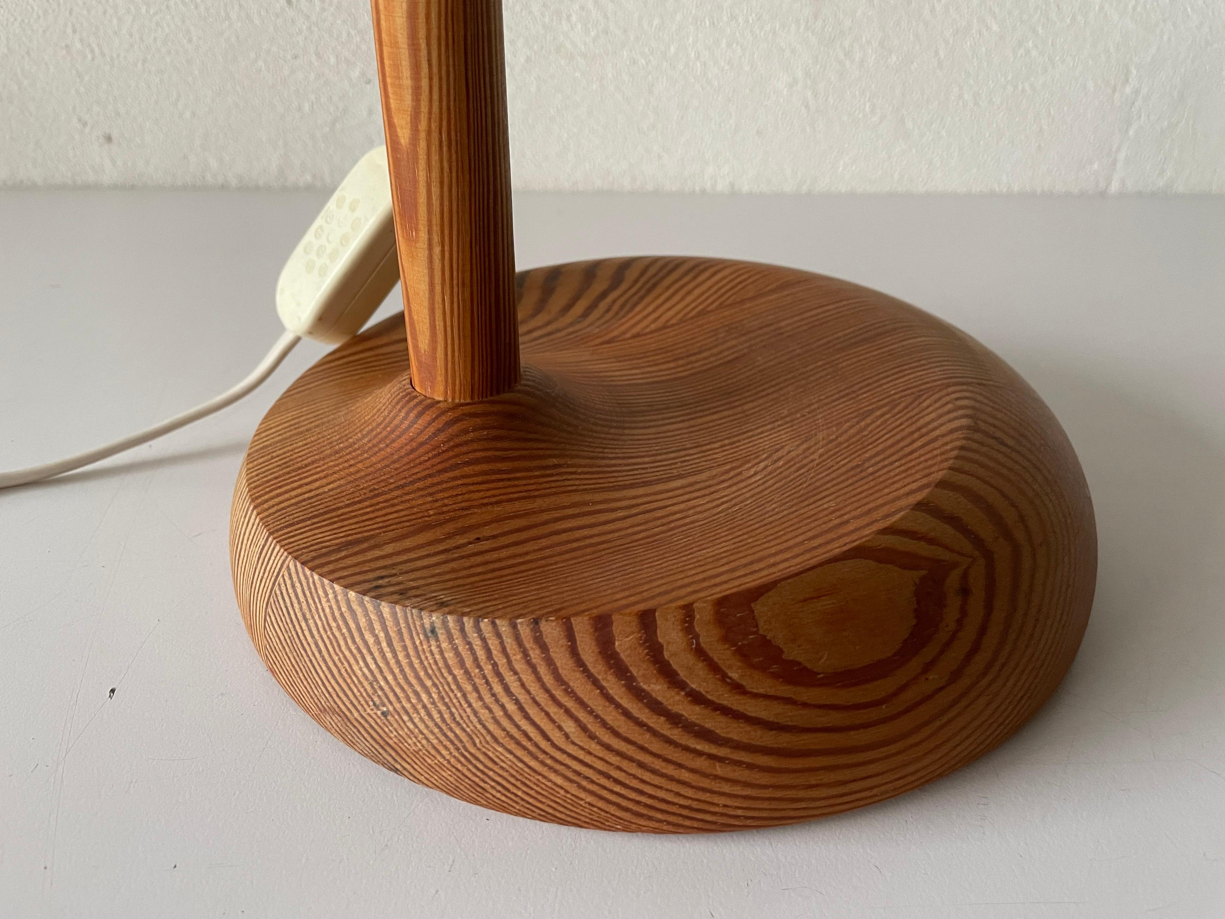 Wood Table Lamp by Hans-Agne Jakobsson for Ab Ellysett Markaryd, 1960s, Sweden 1